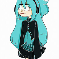 Artstation The Intense Voice Of Hatsune Miku Beatriz Brito