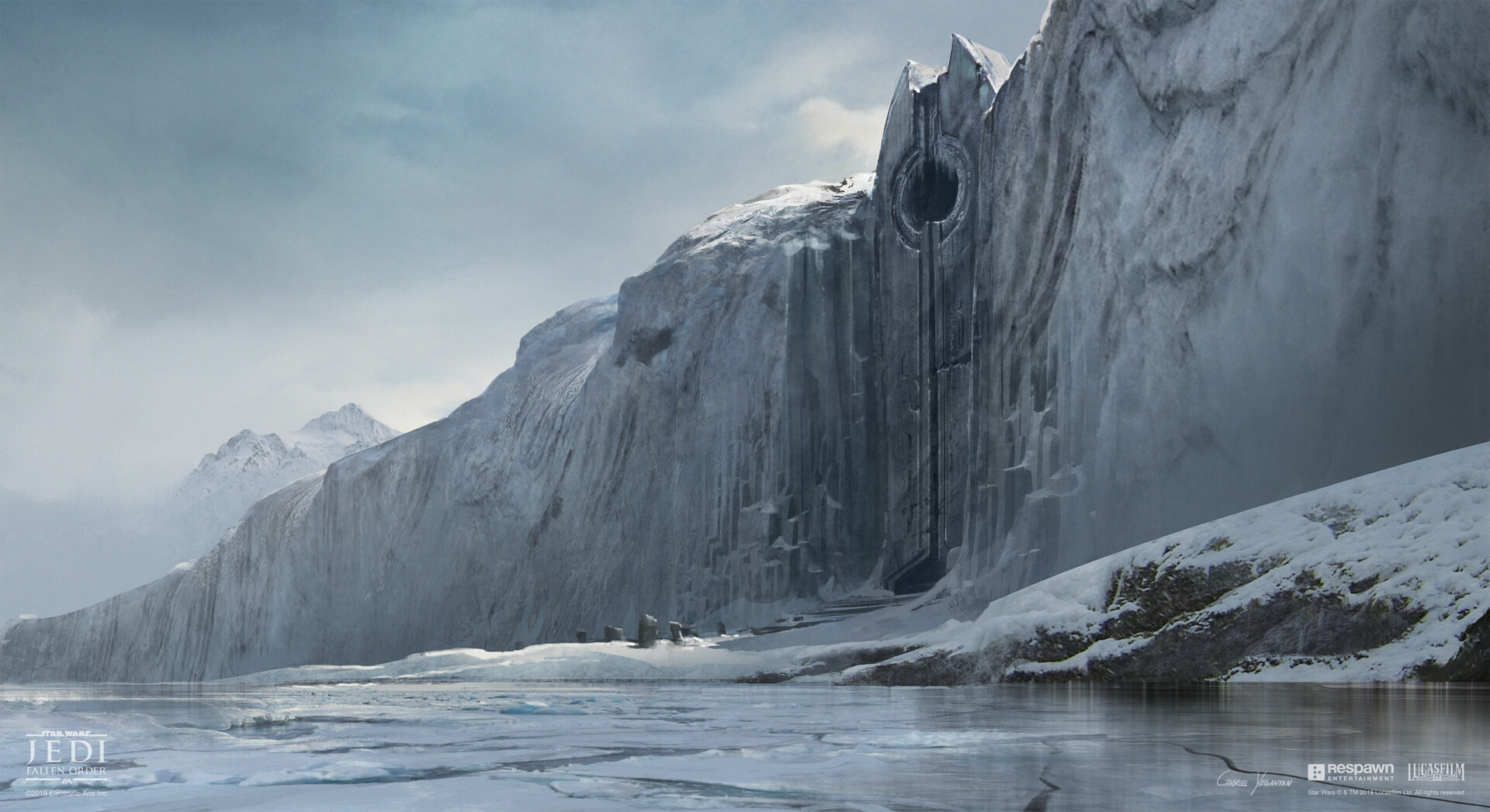Artstation Ilum Jedi Temple Exterior Gabriel Yeganyan