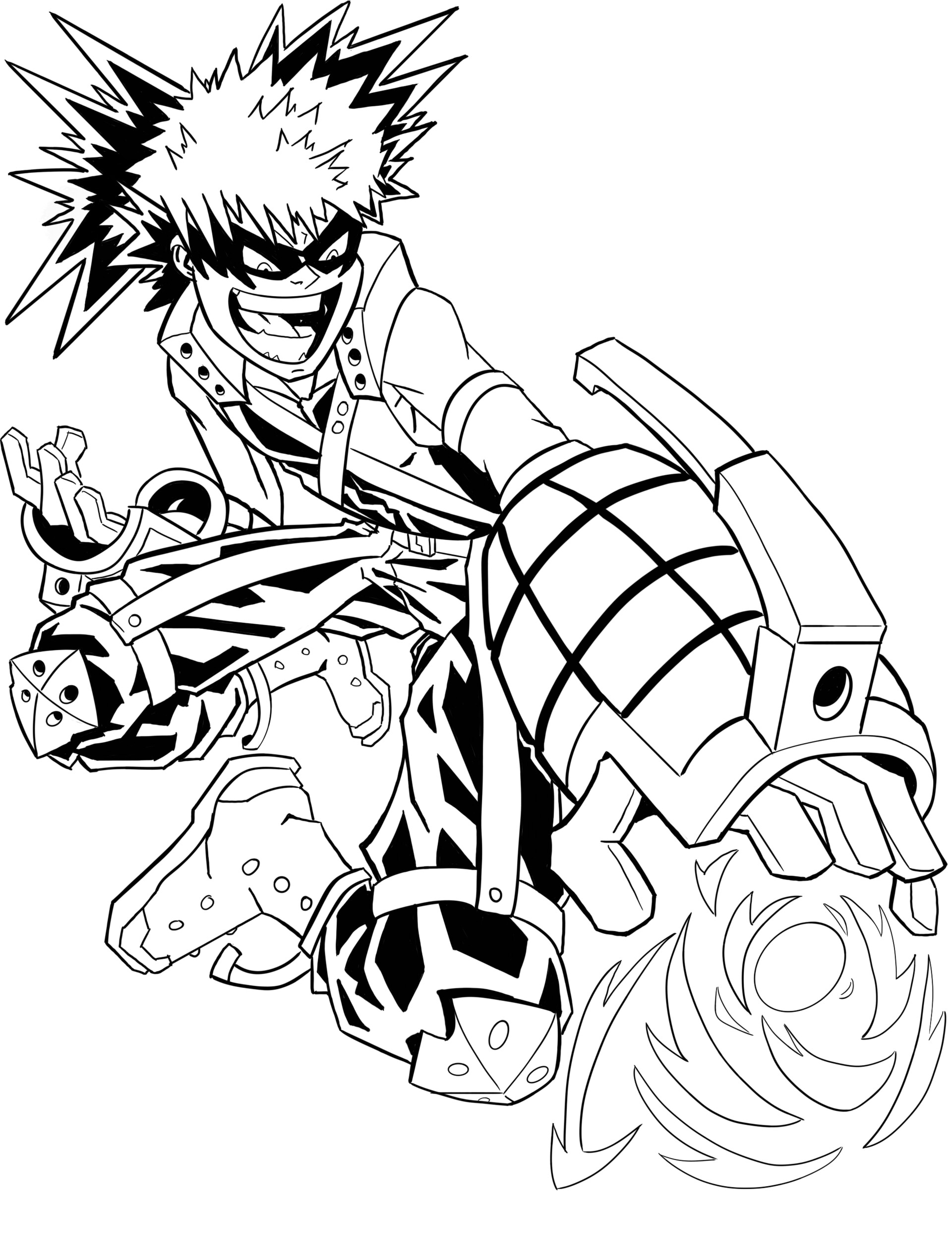 Katsuki Bakugo My Hero Academia - Aaron Roberts Bakugou 