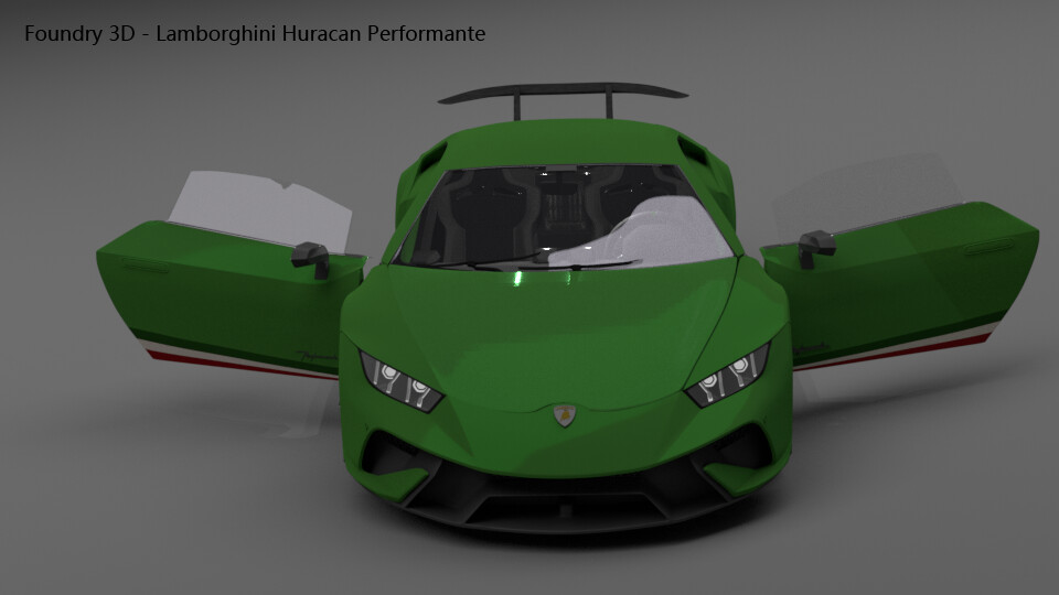 Artstation Lamborghini Huracan Performante 3d Model Nick Jarvis