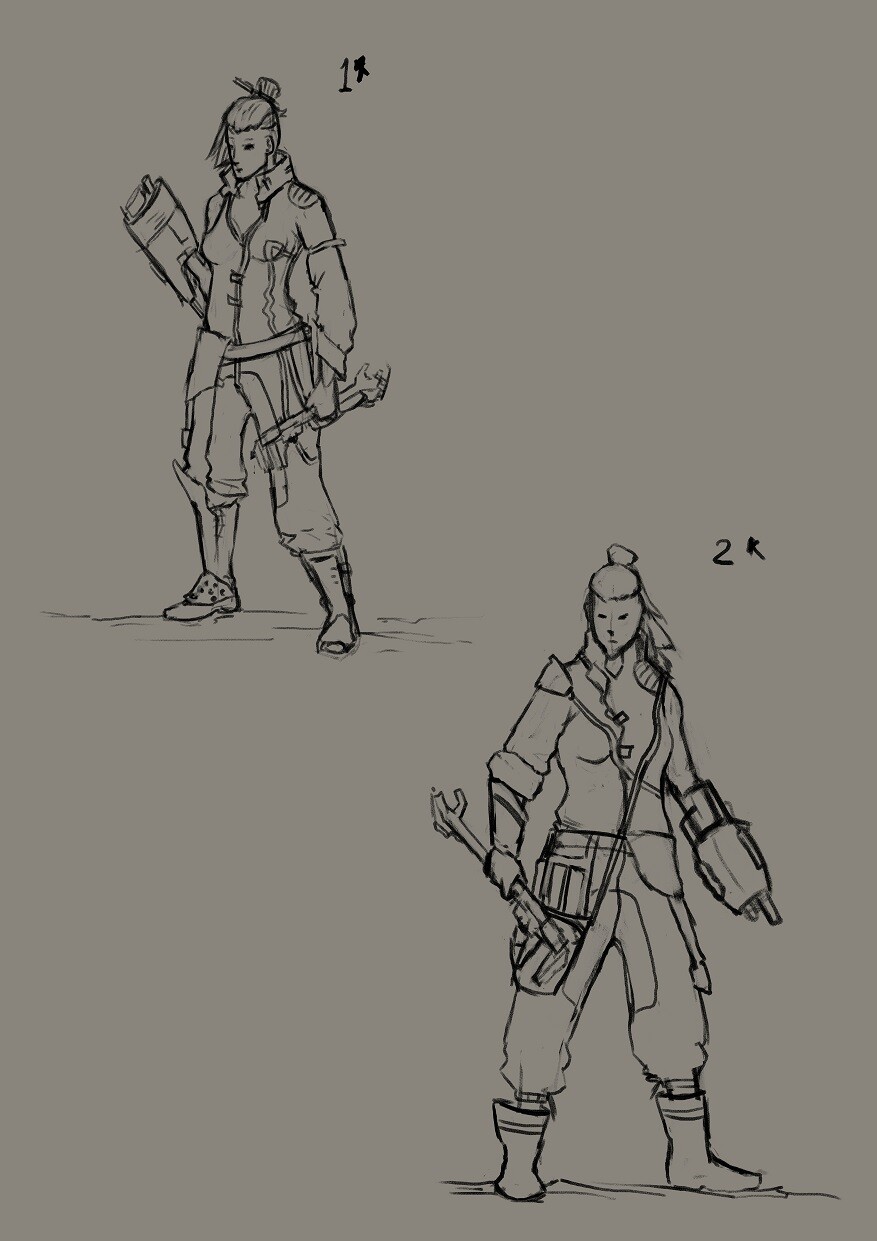 initial sketches