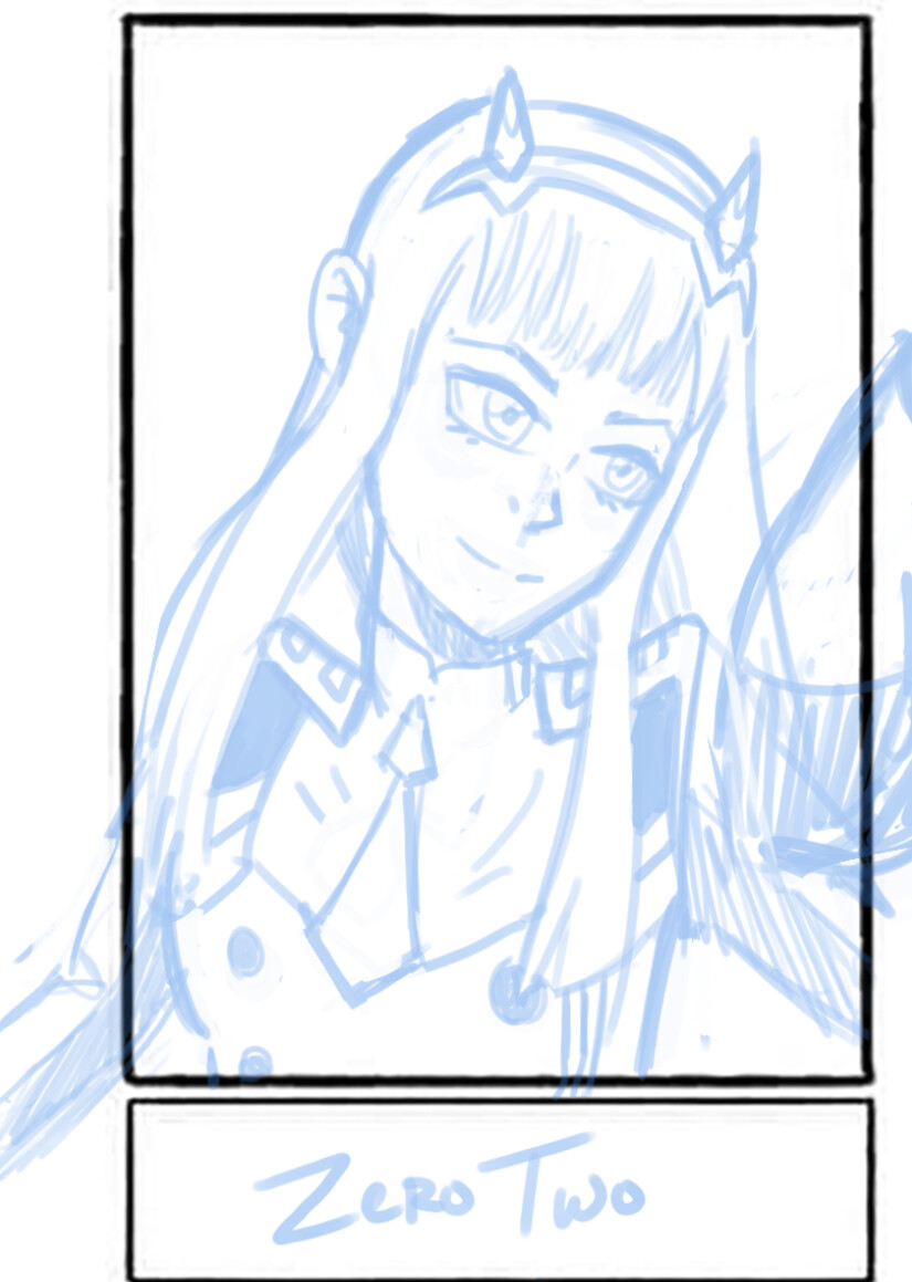 Extra sketch not chosen for the final. 