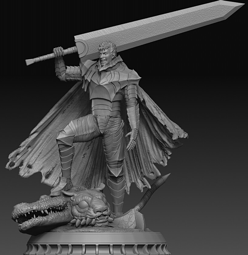 Artstation Guts Berserk Oscar Camacho