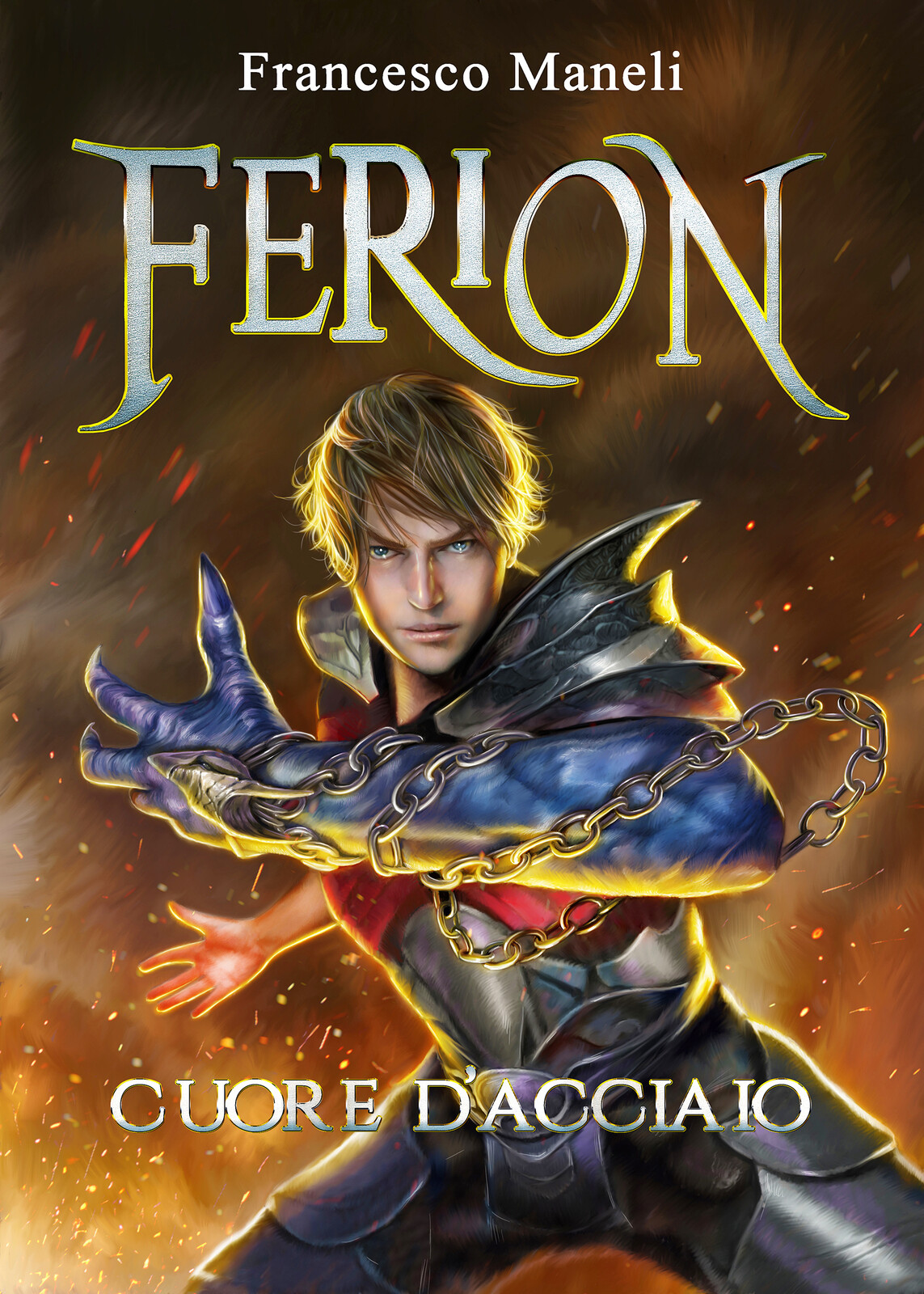 cover book Ferion with lettering