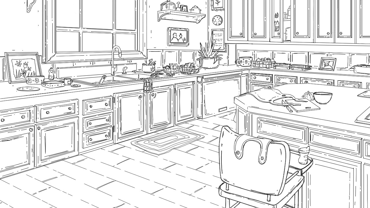 Artstation Afternoon Kitchen Marianne Grace