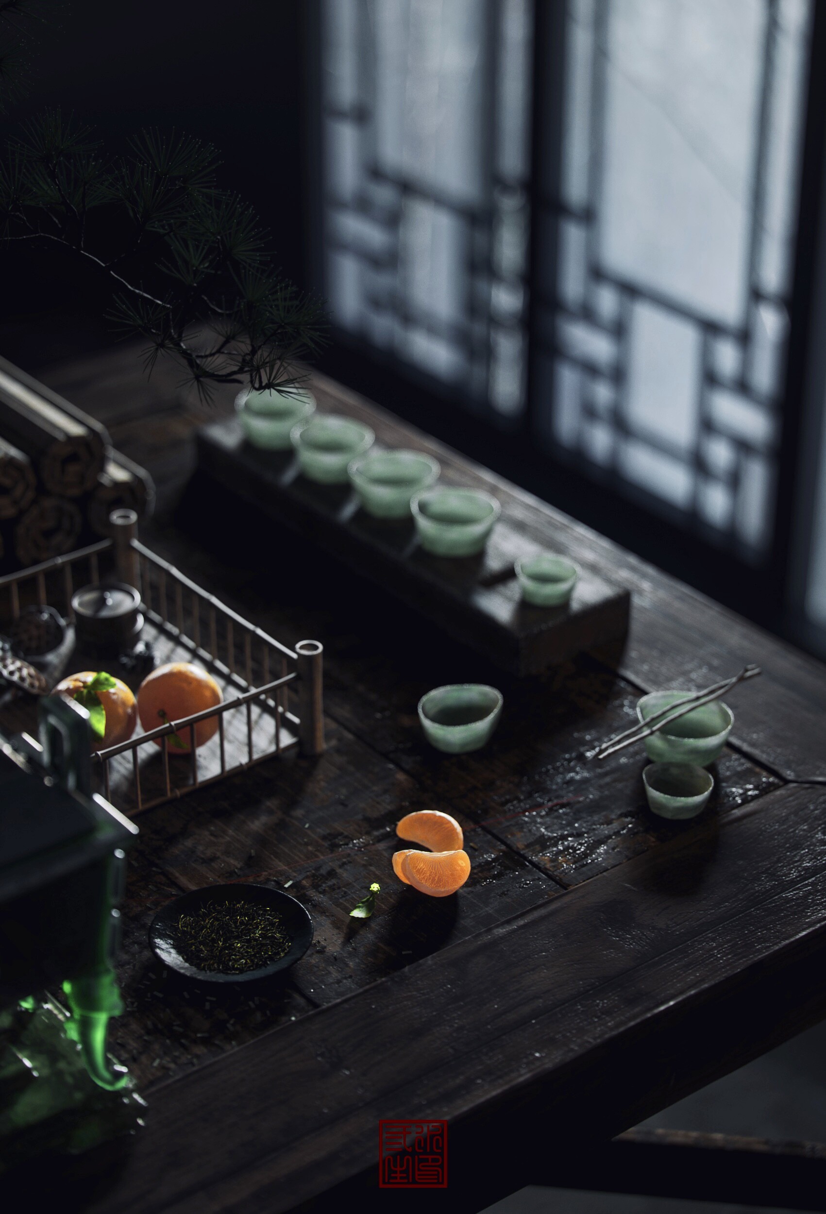 ArtStation - Chinese Tea Set