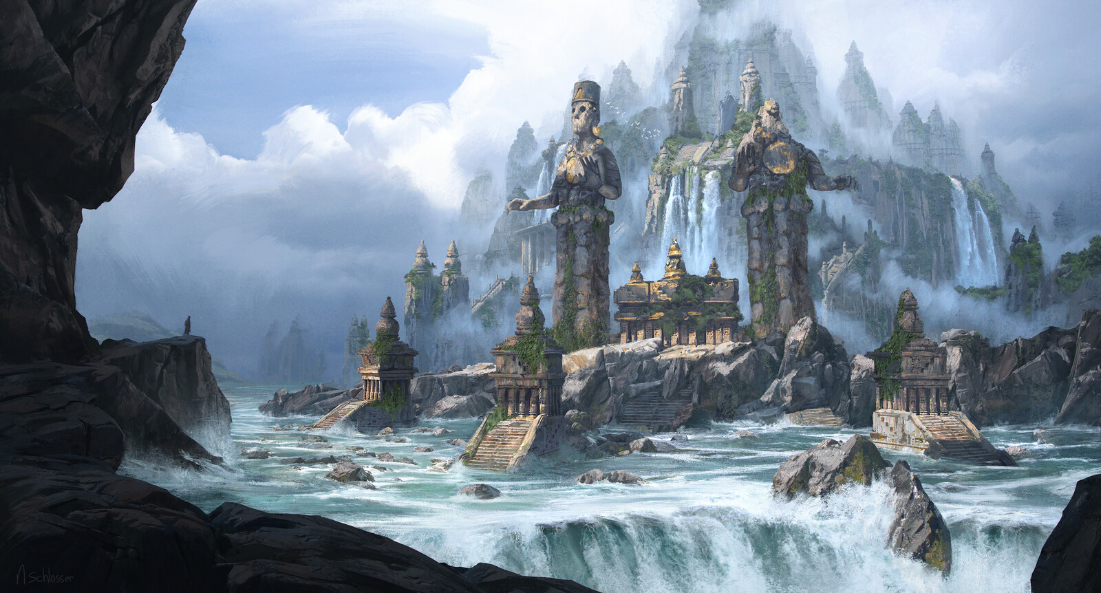 Disney Atlantis Art