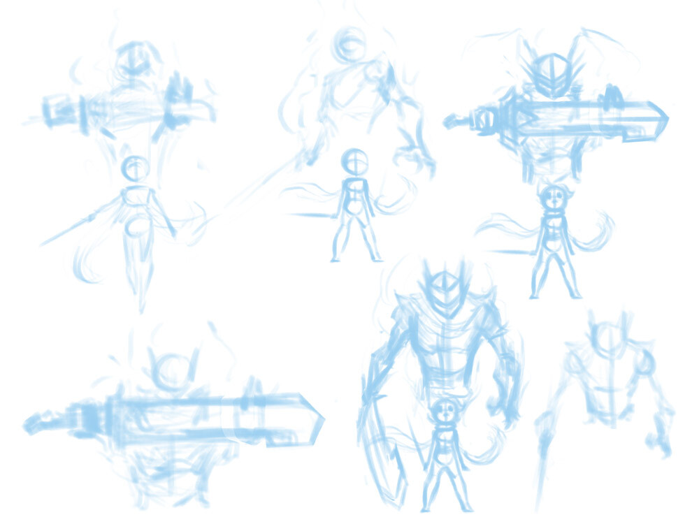 Rough thumbnails