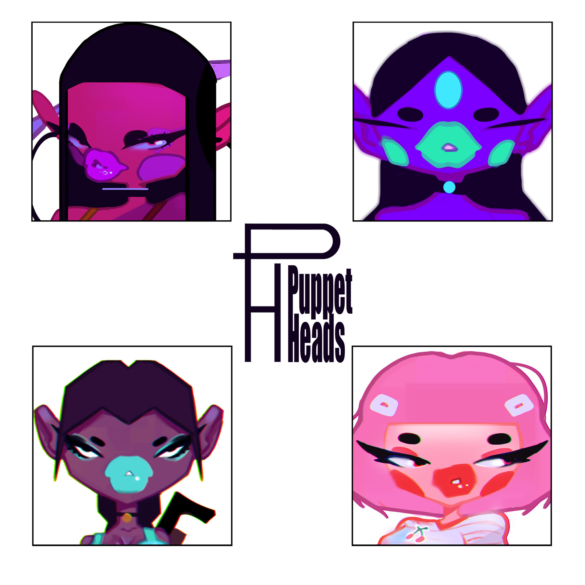 ArtStation Puppet Head Artstyle