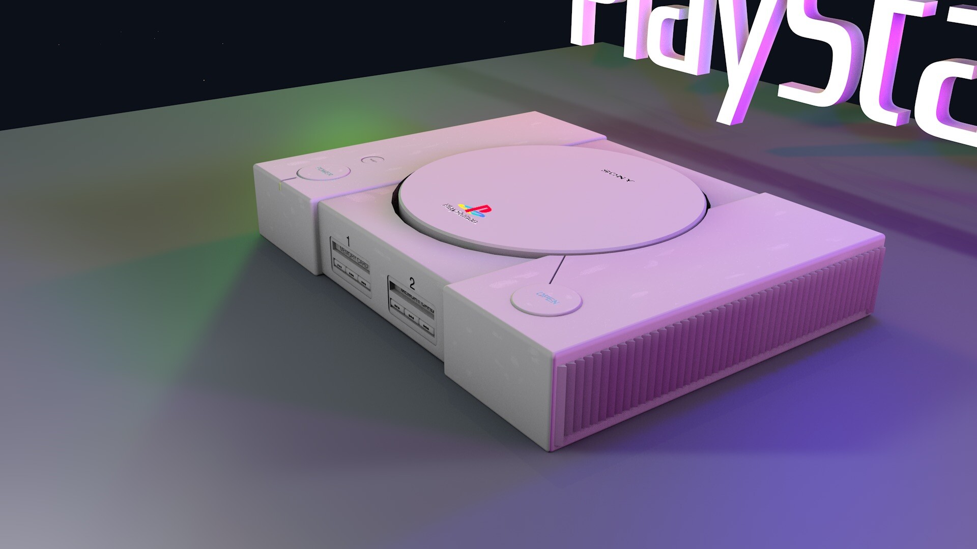 playstation 1 render eric tolman