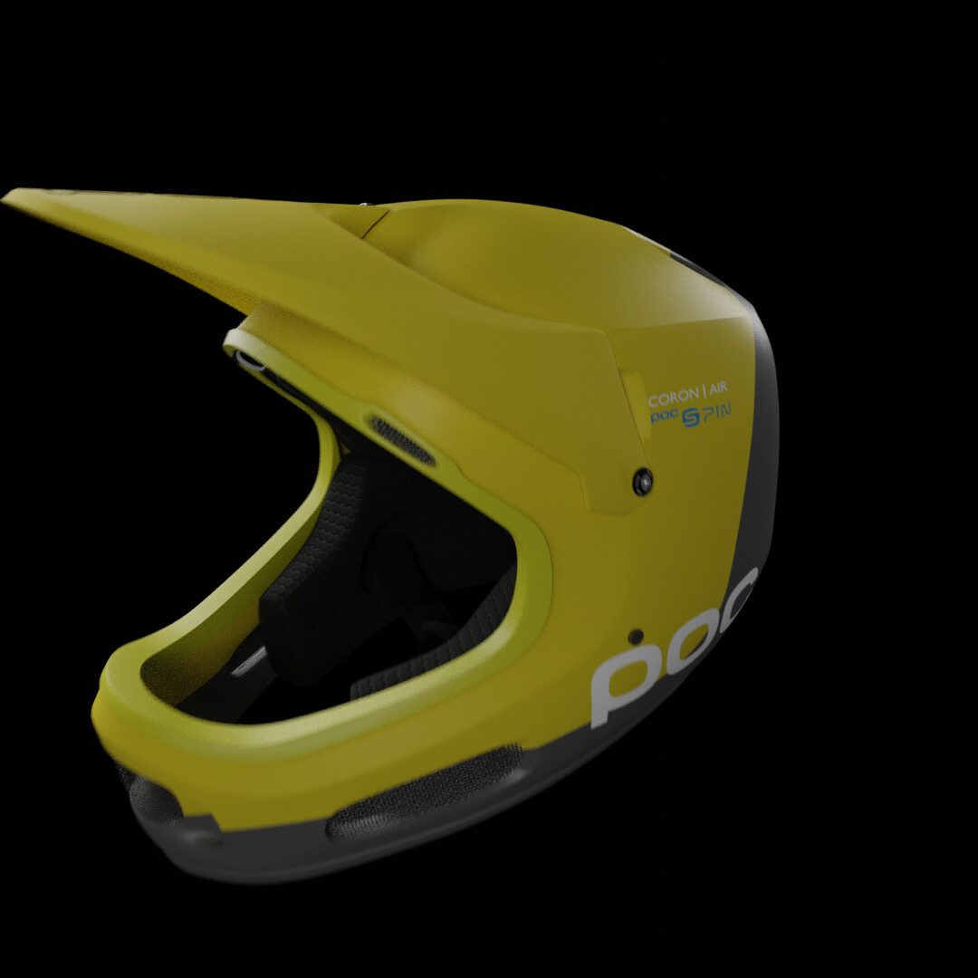 Poc coron store air spin yellow