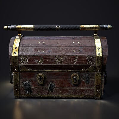 LA PIRATE DES CANARIS - The treasure chest