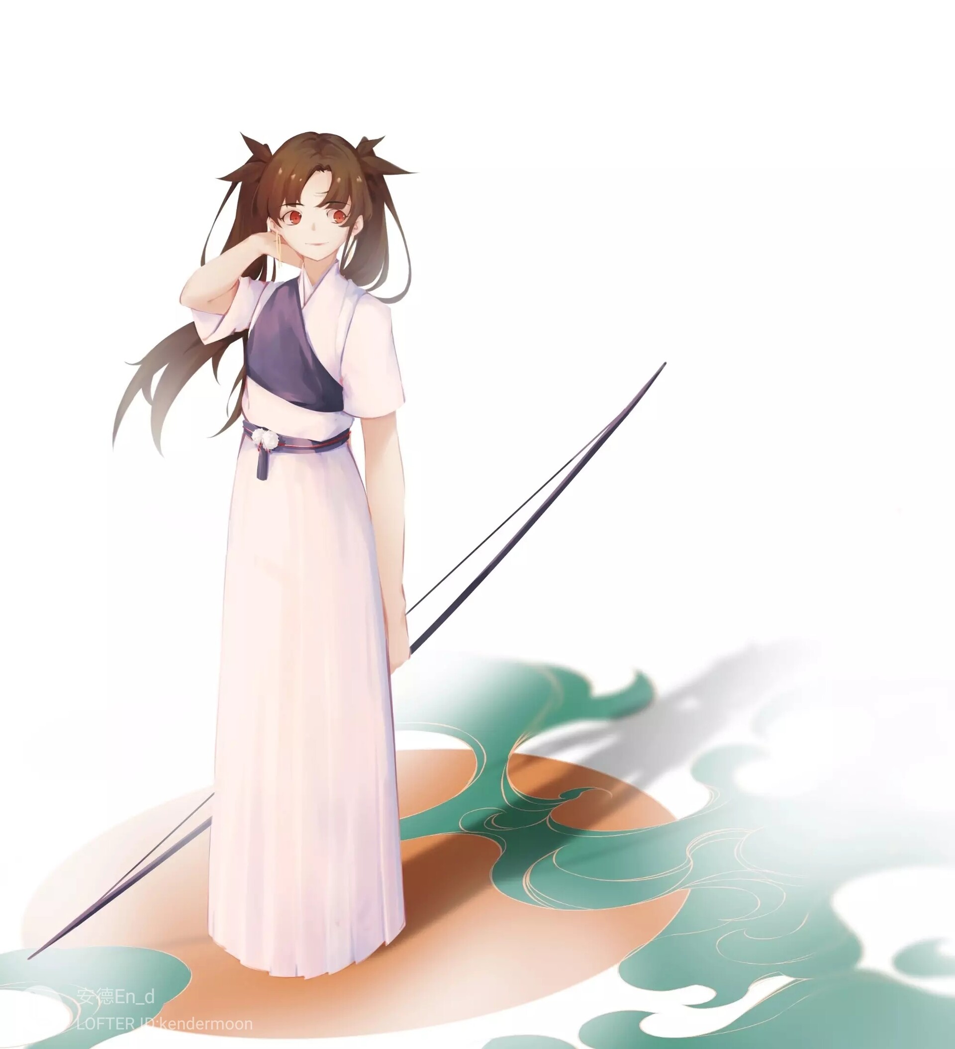 Fate/stay night HF FGO 遠坂凛 クリアファイル 特典【fgo 凛】