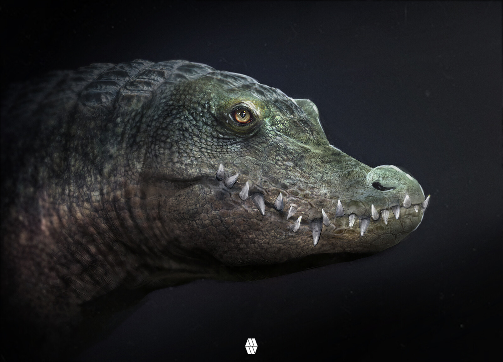 Dinosaur/Crocodile Bust Concept - Personal Project