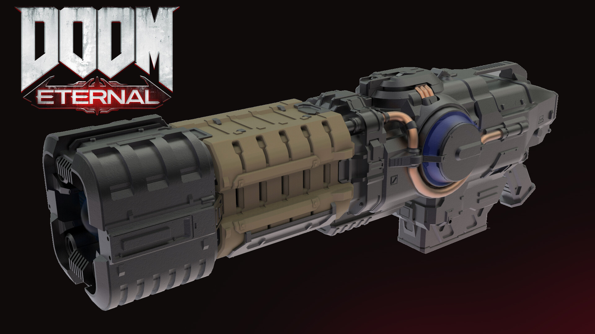 Artstation Doom Eternal Plasma Gun Craft Vision
