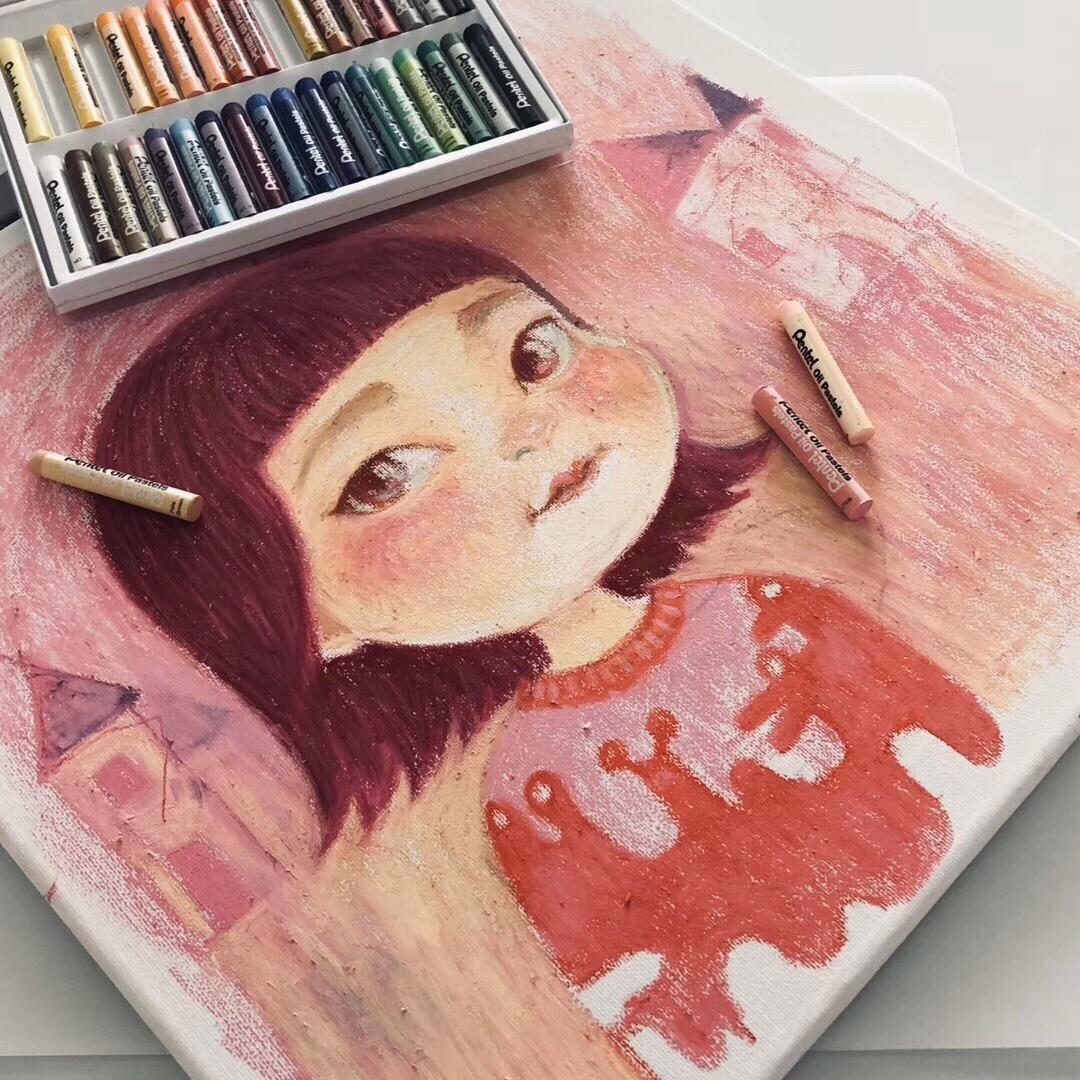 Artstation Painting Hopscotch Zoe