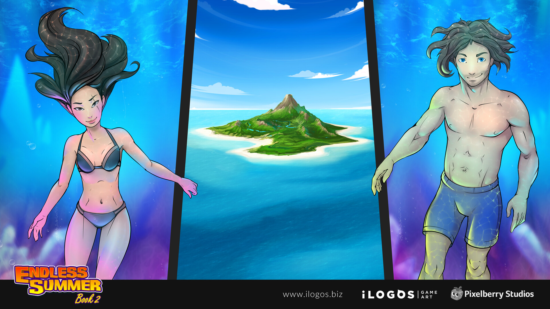 iLogos Game Studios - Endless Summer illustrations