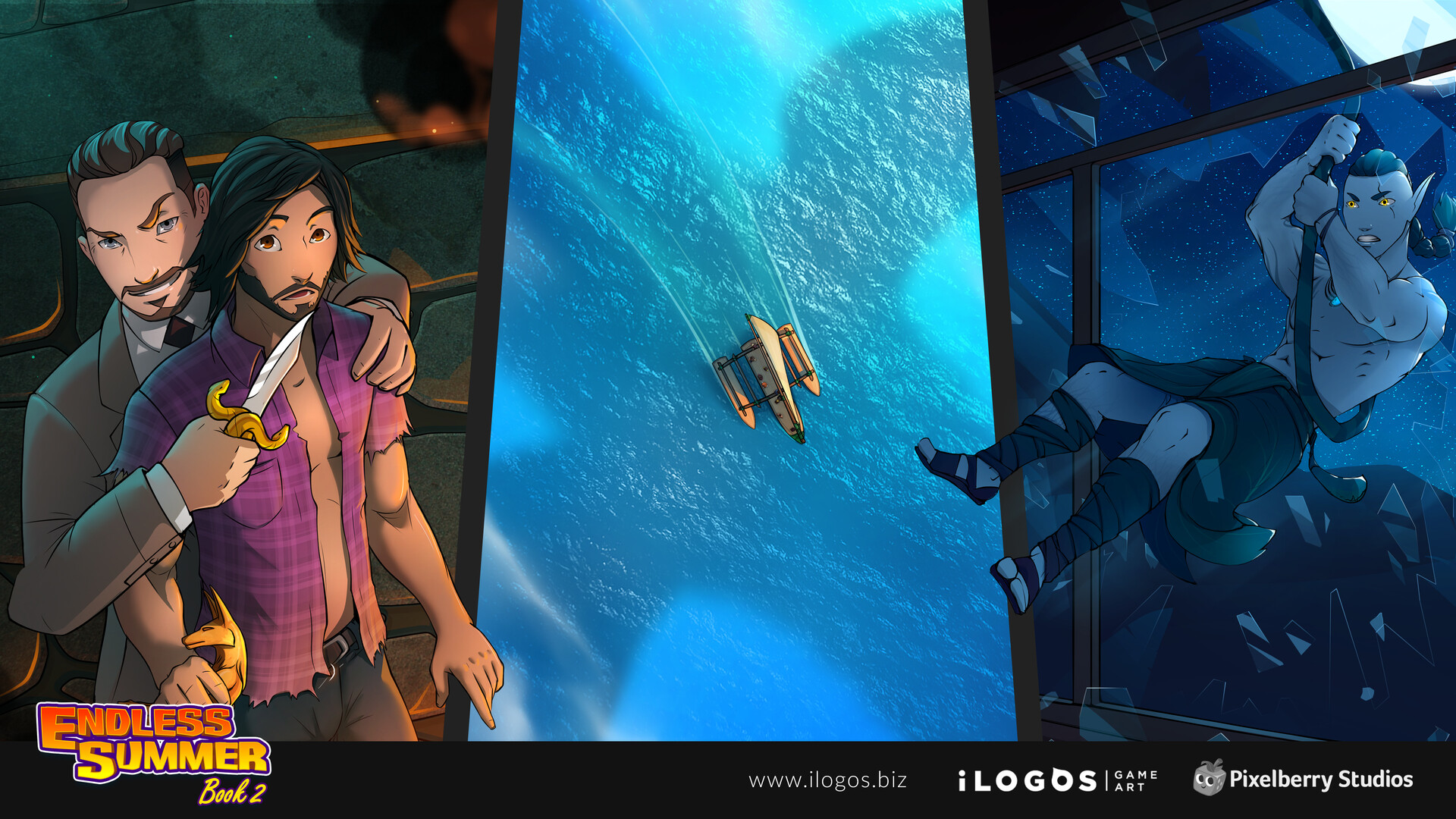 iLogos Game Studios - Endless Summer illustrations