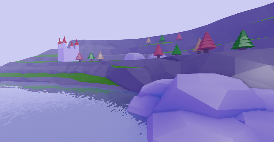 Artstation Low Polygon Mystic Castle March 2020 Janelle Yulo - polygon game roblox
