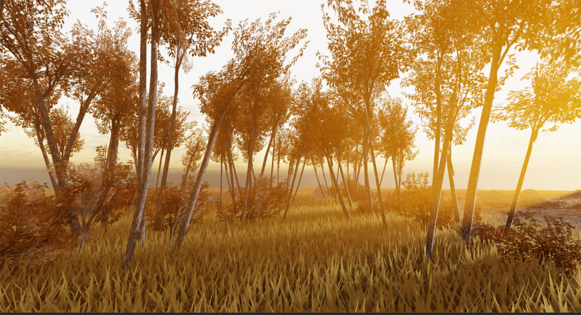 Artstation Hyper Realistic Autumn Forest February 2020