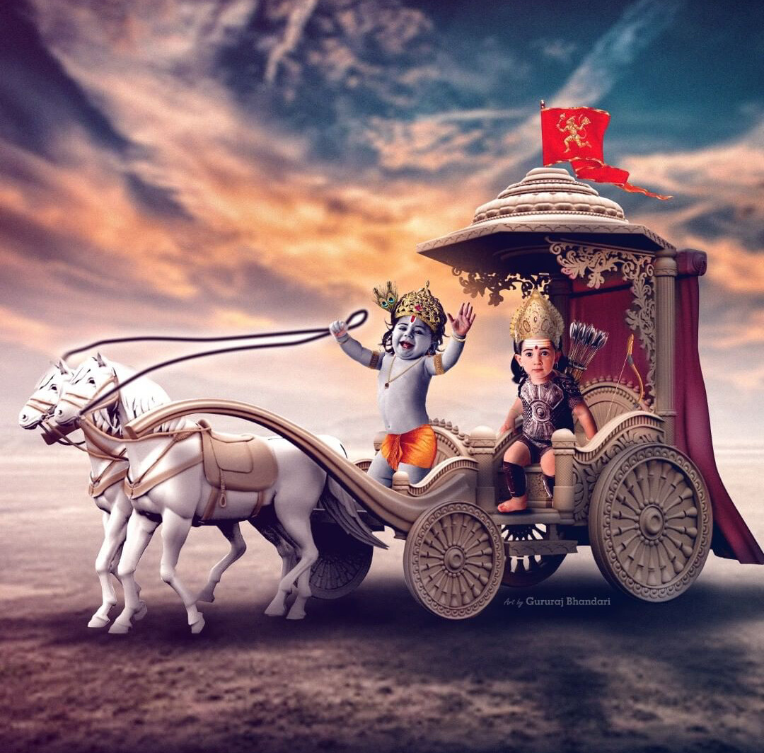 Artstation Krishna Arjun Gururaj Bhandari Or at least what unlike arjun who was learning for a wise purpose, karna was learning for competing with arjun and desperately wanted to prove himself as best throughout his life. krishna arjun gururaj bhandari