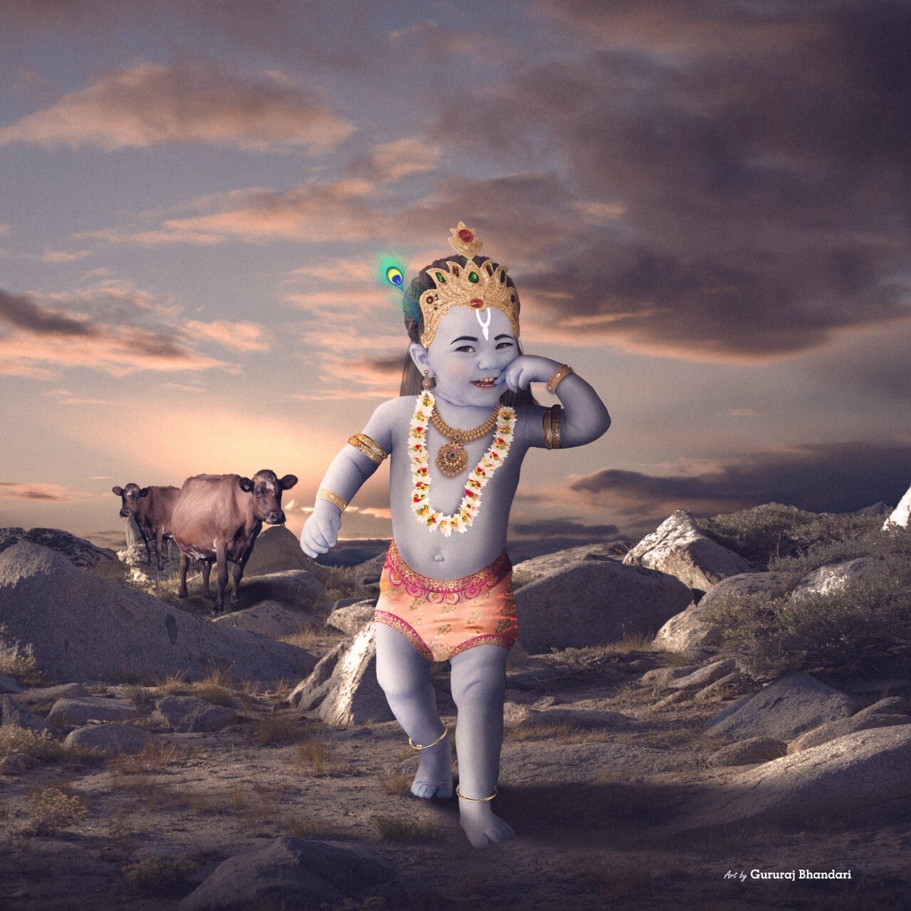 ArtStation - Lord Sri Krishna Gopal