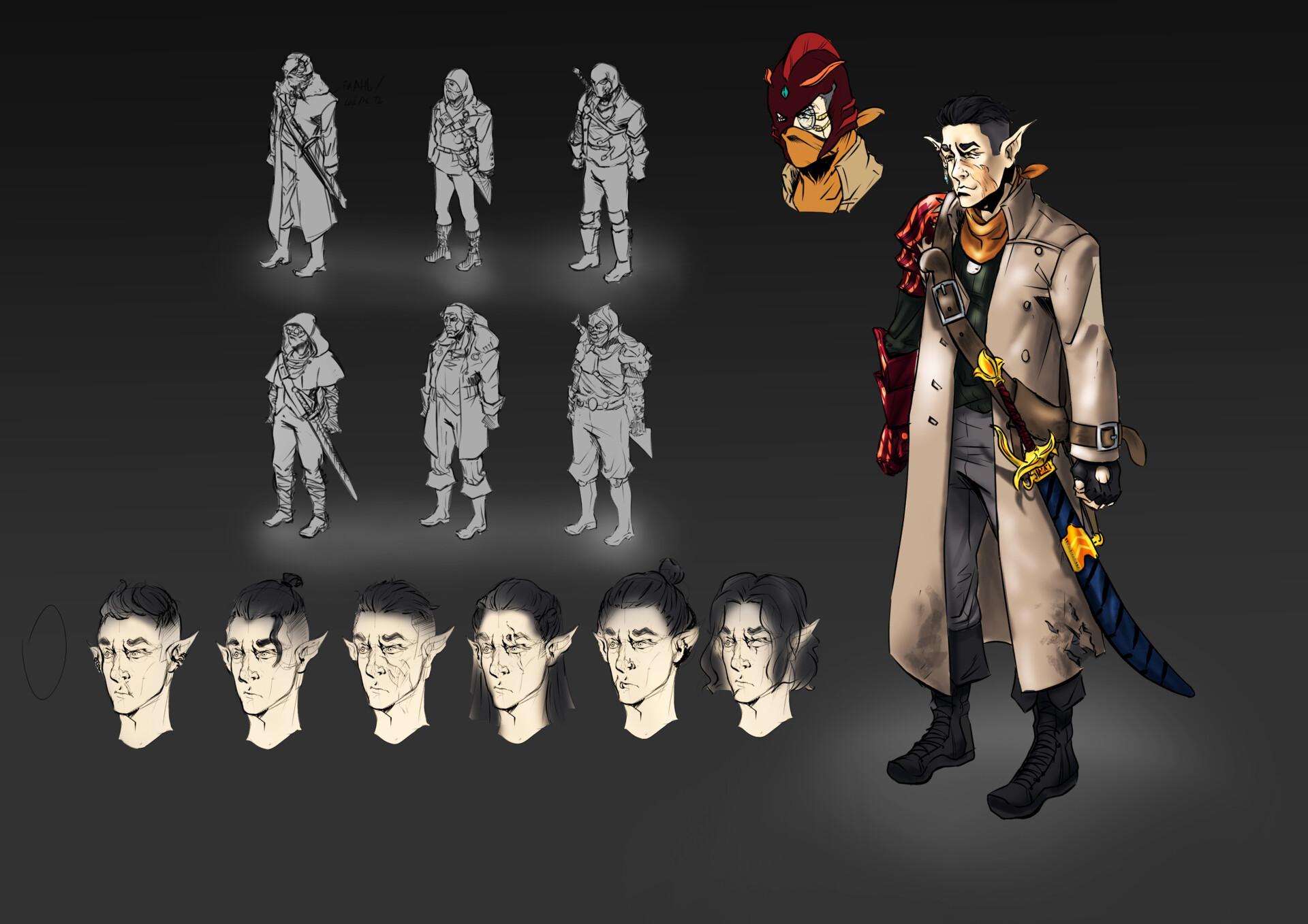 ArtStation - концепт персонажа / character concept