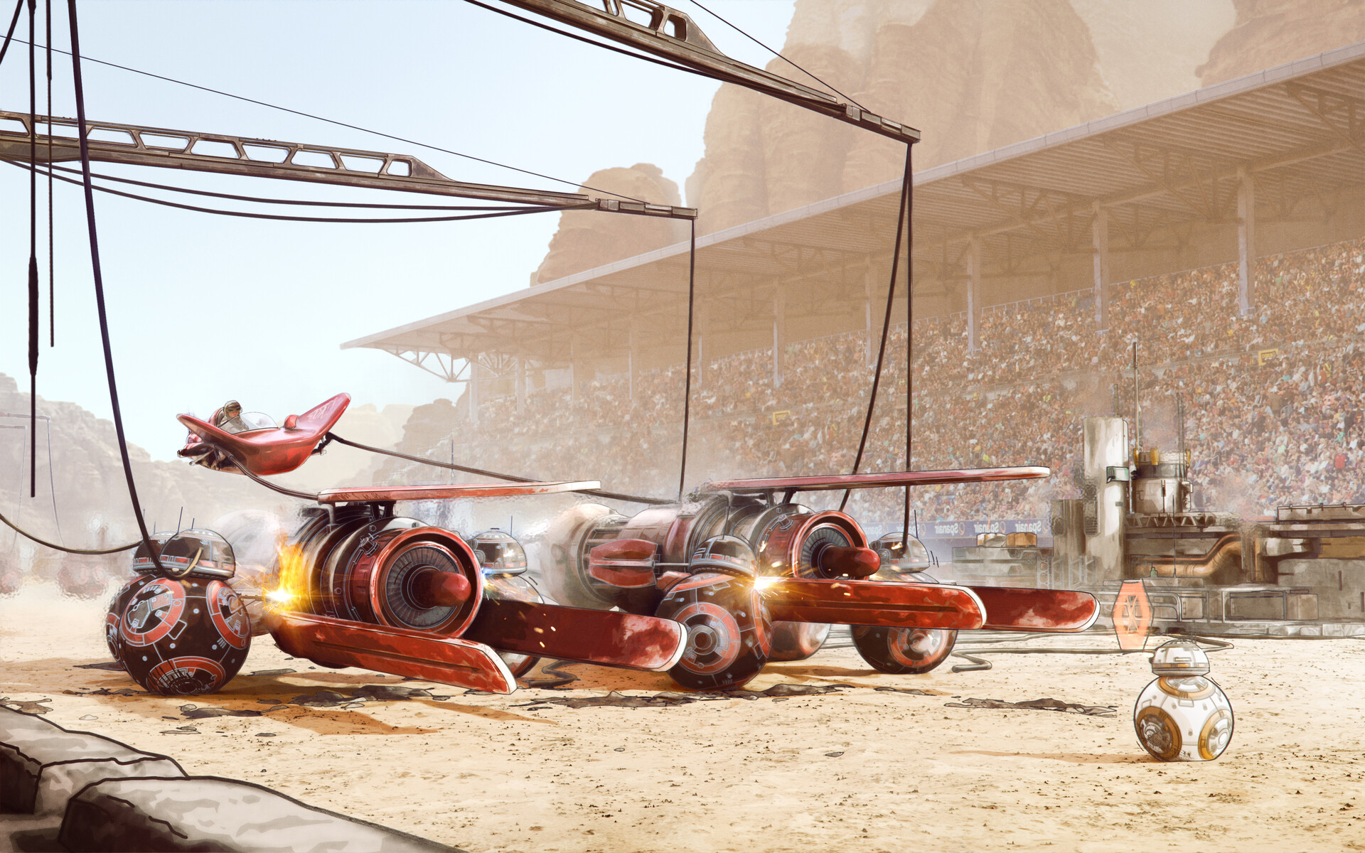 ArtStation - Pod Racer Pitstop