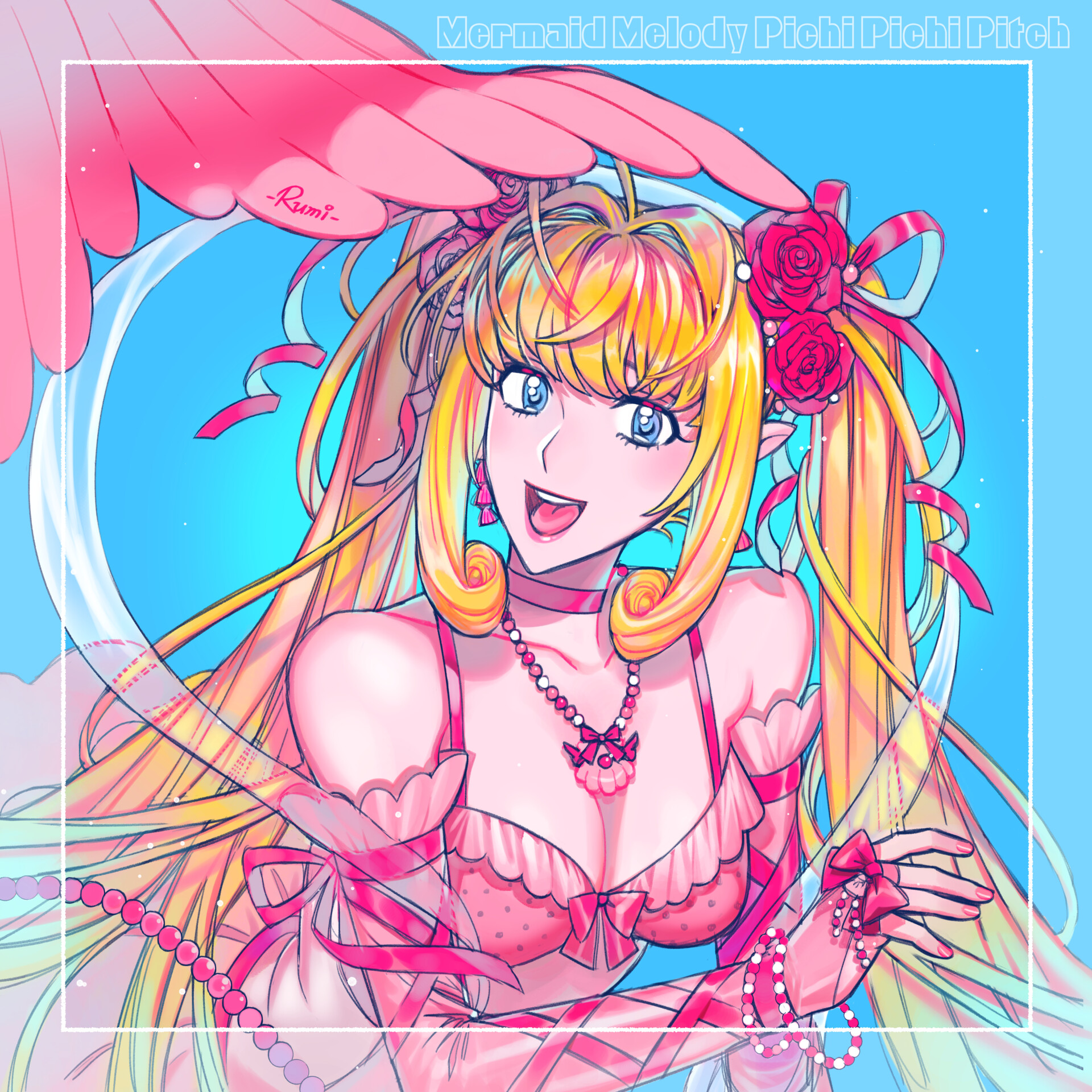 Get Wallpaper Artstation Mermaid Melody Pichi Pichi Pitch Rumi Desktop Wallpaper