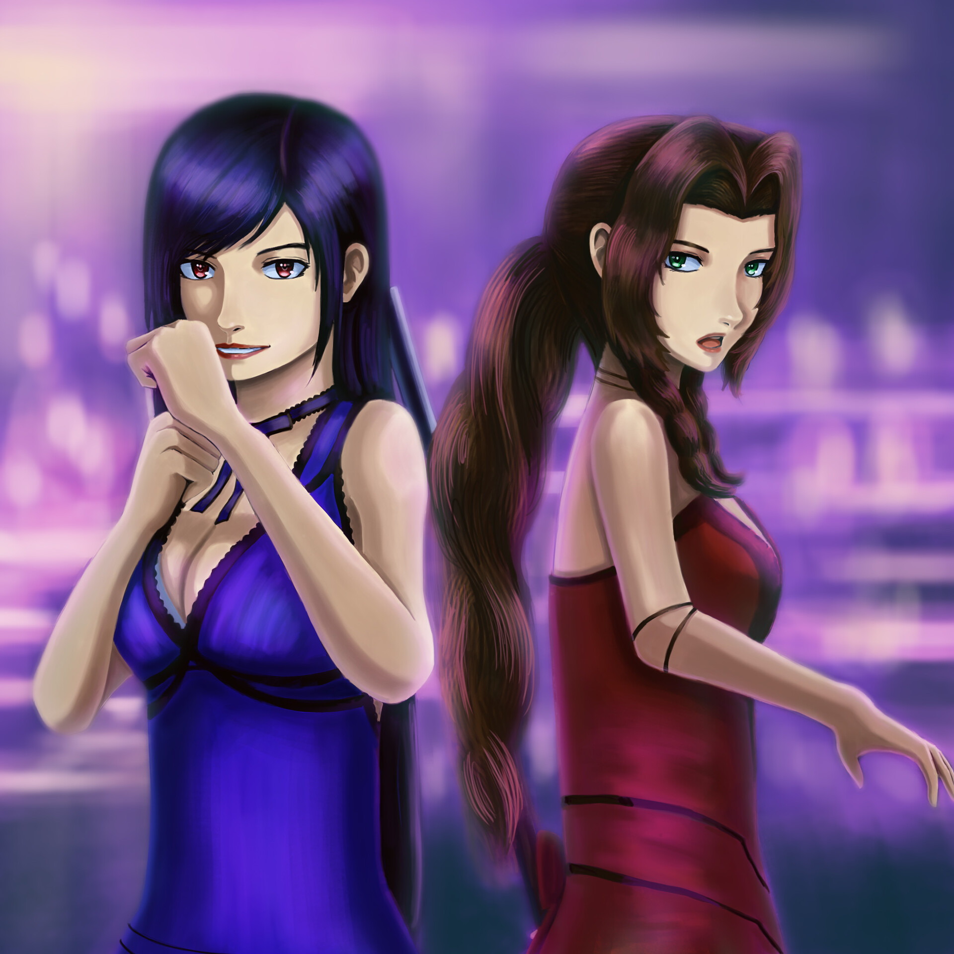 Aerith X Tifa Fan Art