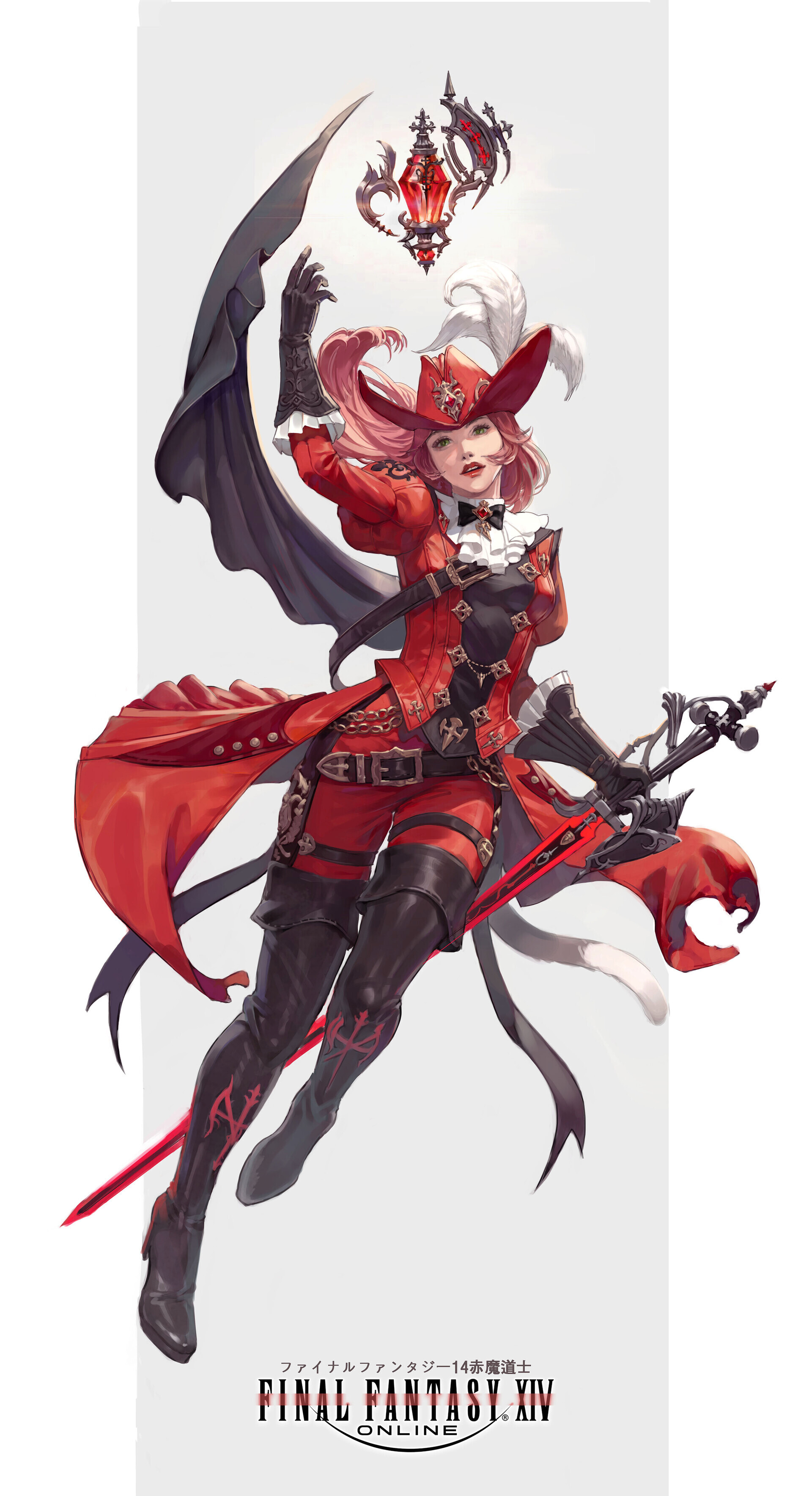 Artstation Final Fantasy Xiv Red Mageファイナルファンタジー14赤魔道士 Cl