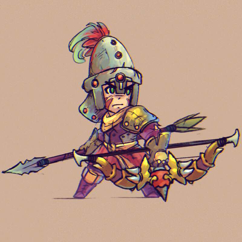 PocketWar Puzzles - Character Designs