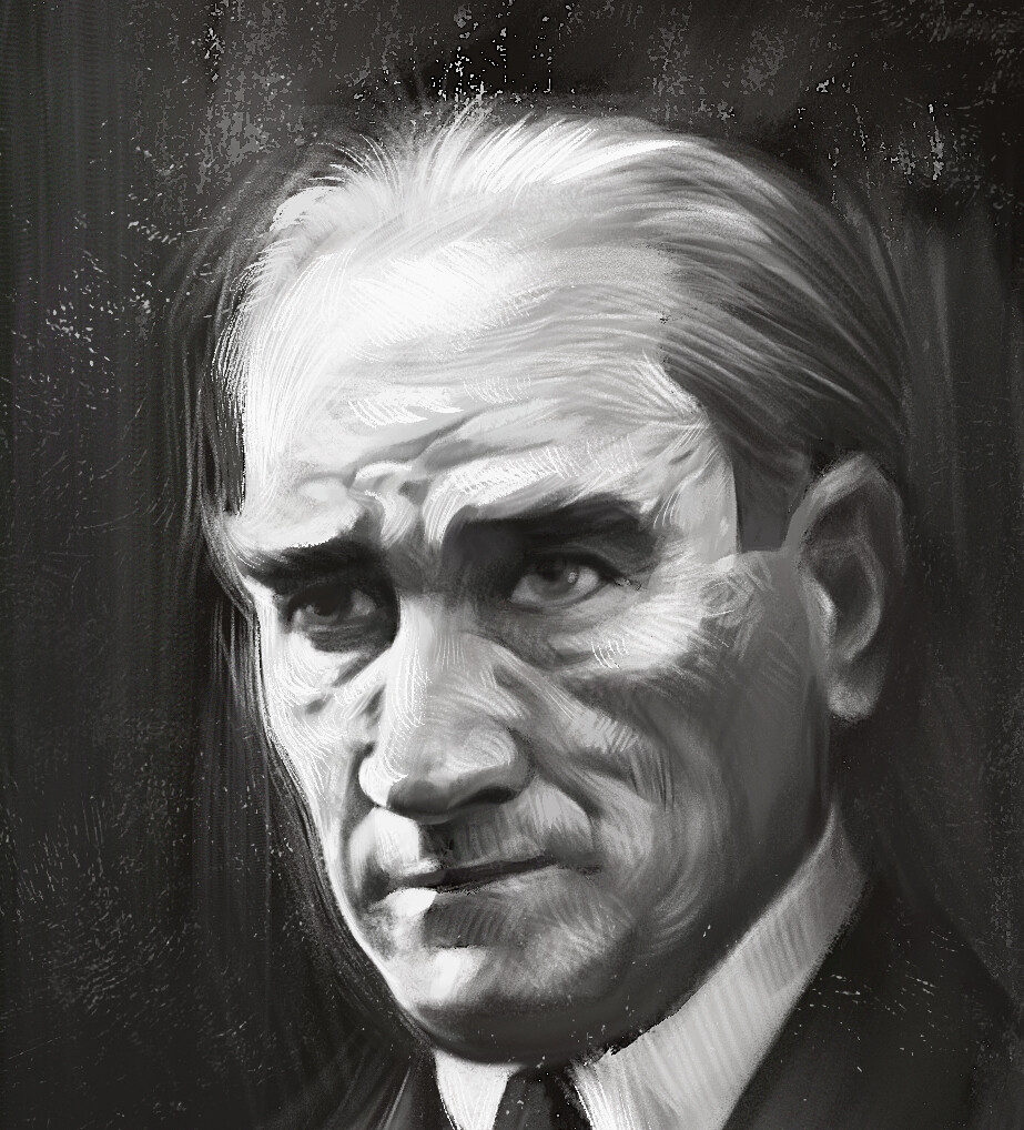 charcoal graphite portrait sketches of