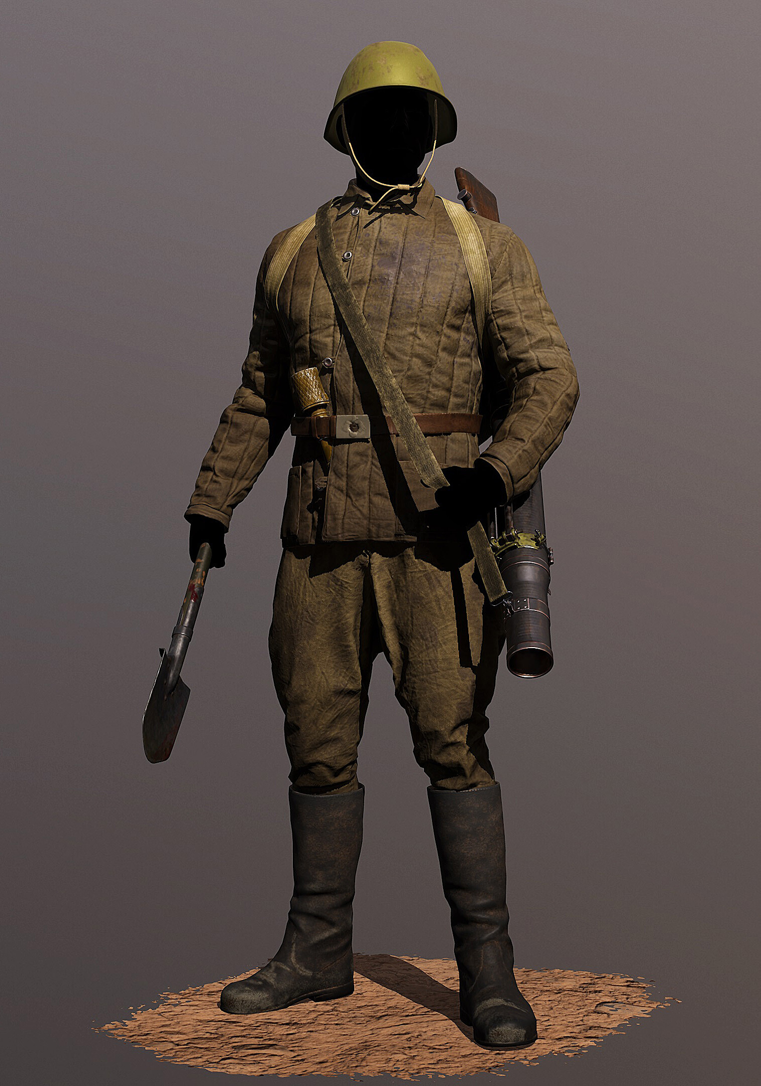 ArtStation - Soviet soldier