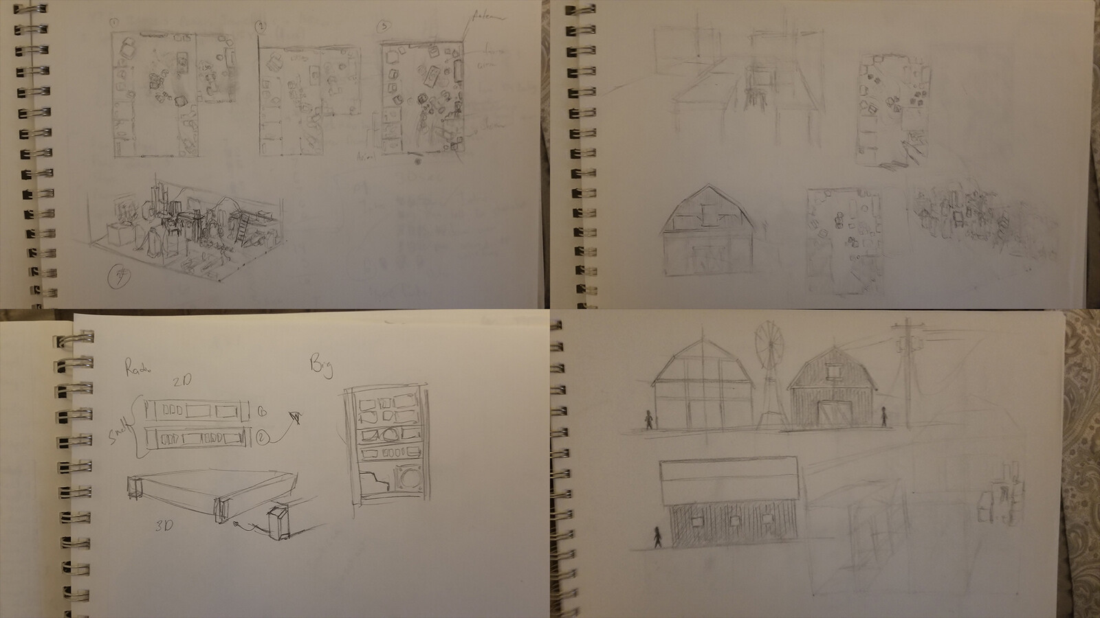 Drawing scene