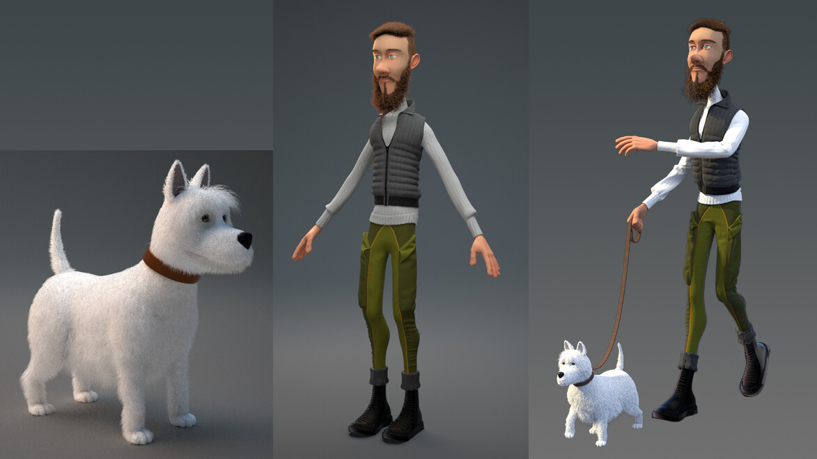 Character models textured.