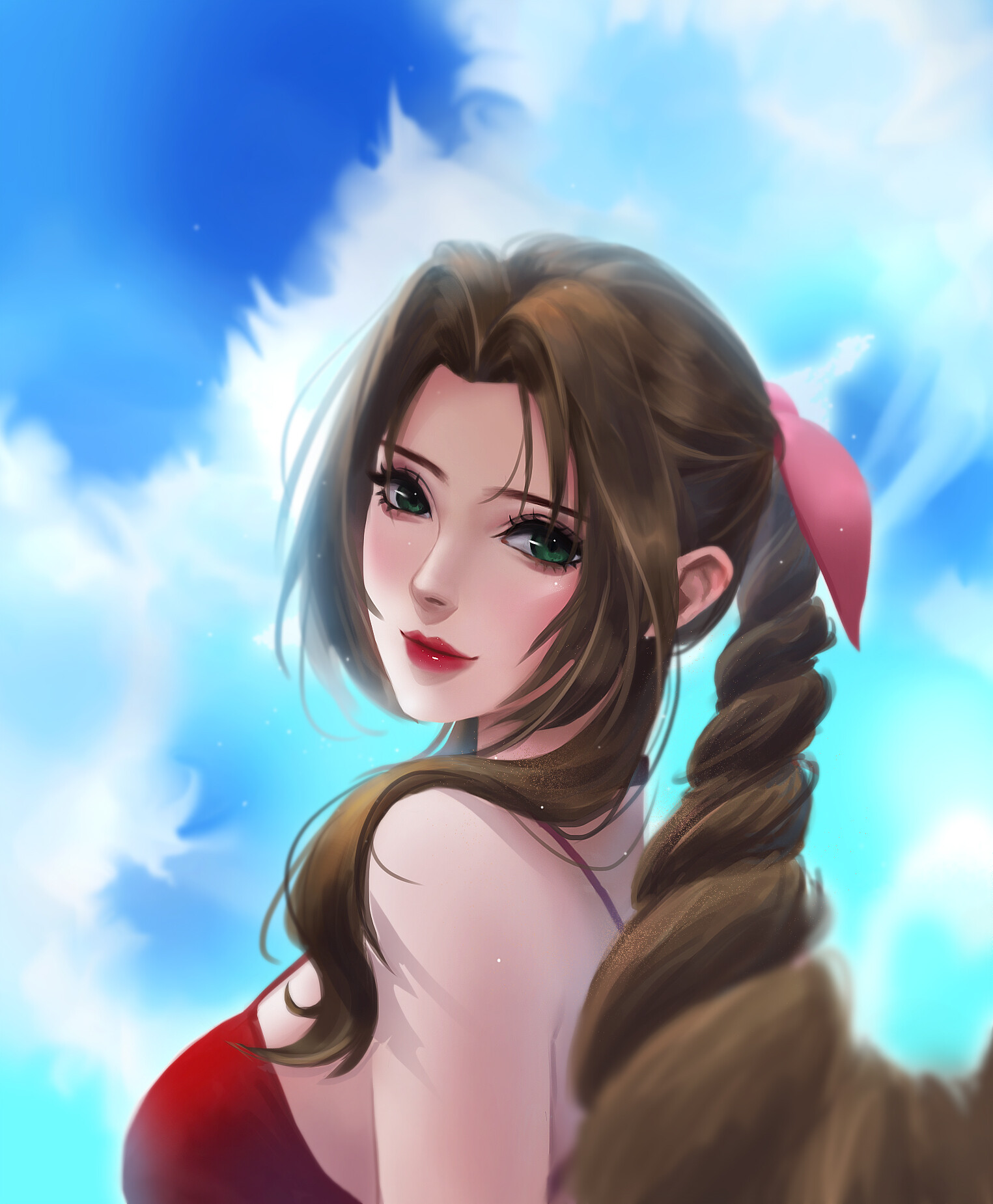 Aerith Final Fantasy VII - Fanart.