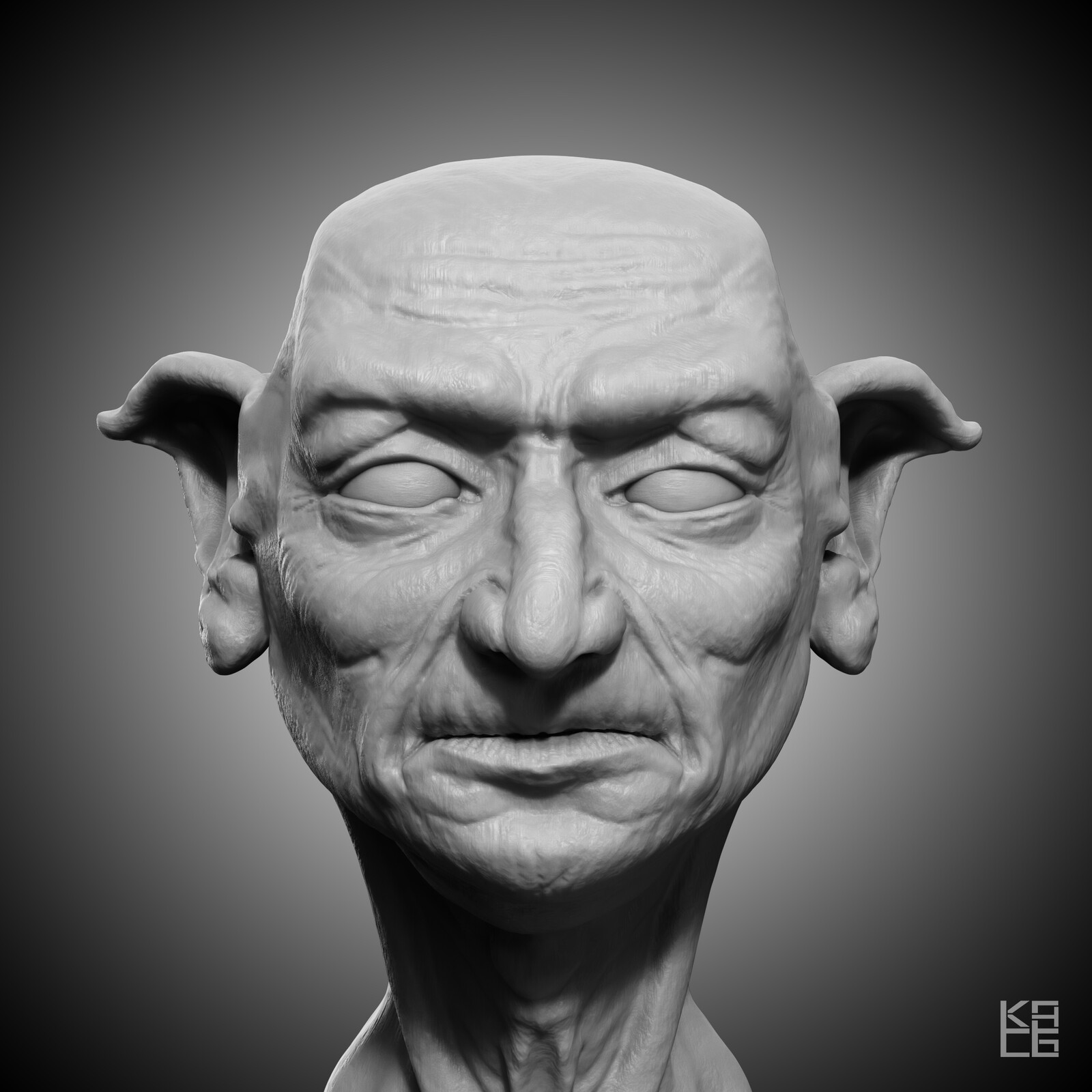 Blender Sketch: Old Goblin