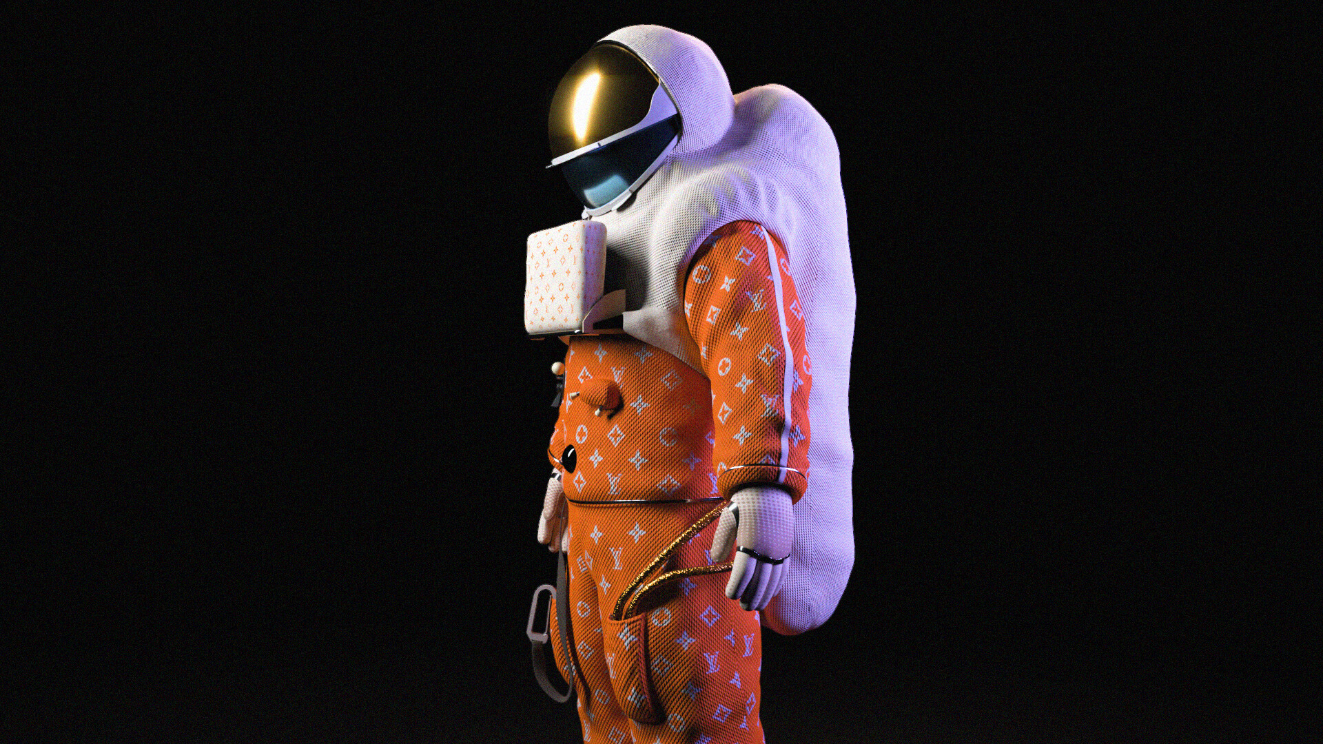 ArtStation - Robot in a Jacket - Louis Vuitton