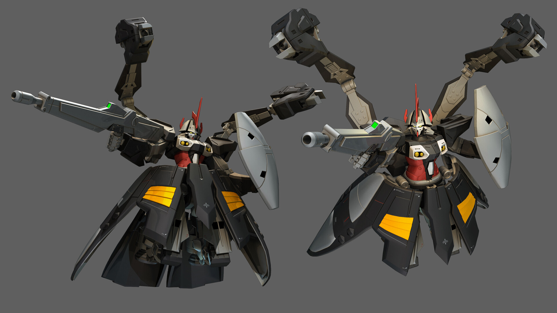 ArtStation - OZ-15AGX Hydra Gundam ハイドラガンダム