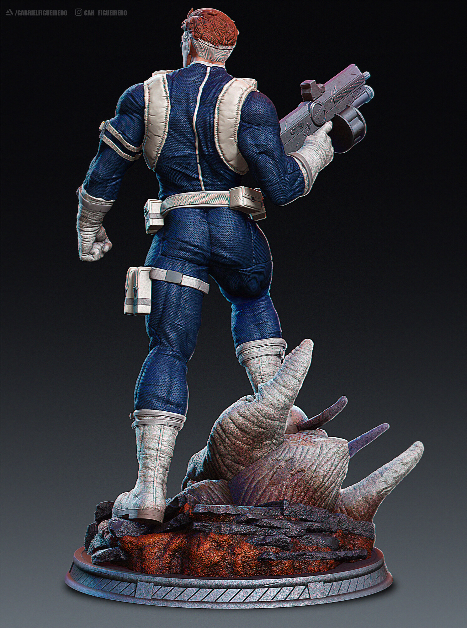 Gabriel Figueiredo - NICK FURY COMICS - STATUE