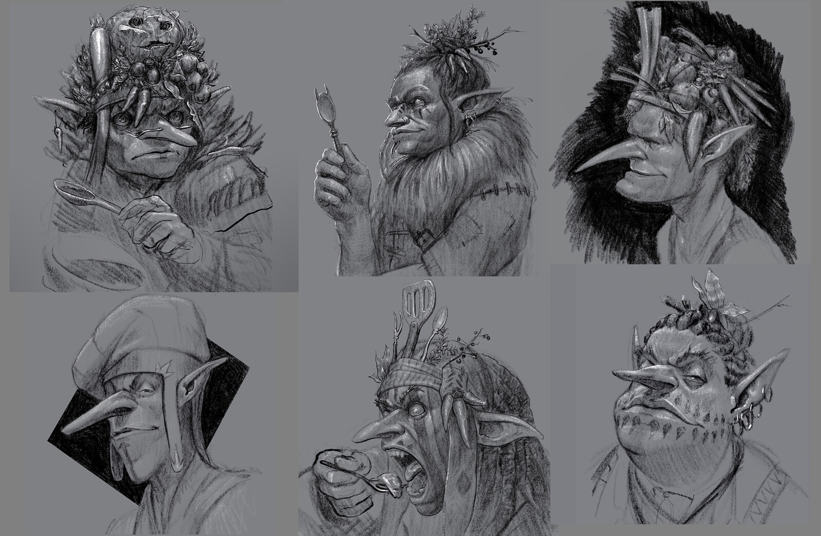 Exploration sketches