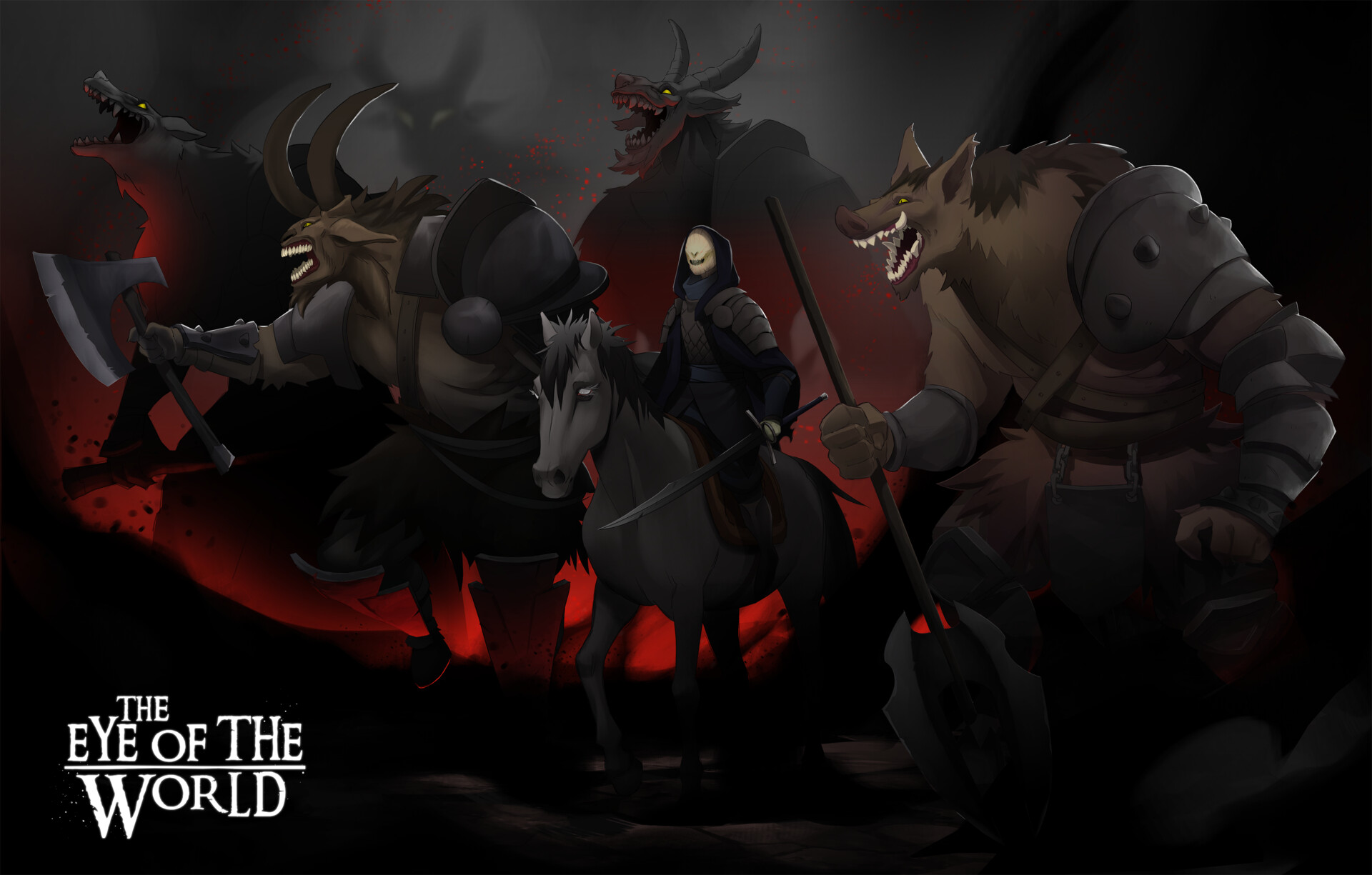 ArtStation THE WHEEL OF TIME /CHARACTER DESIGN / MYRDDRAAL & TROLLOC