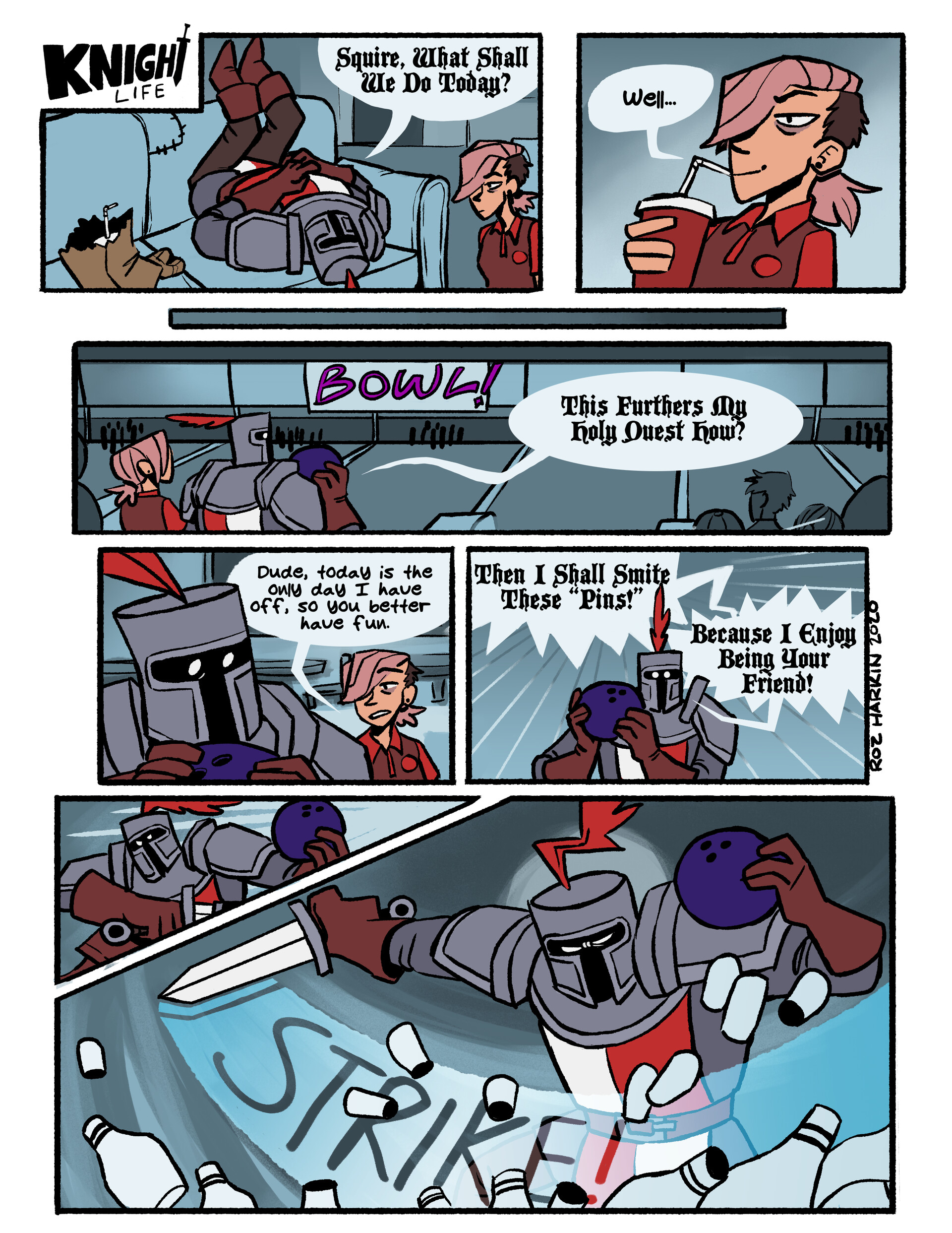 ArtStation Knight Life Comic