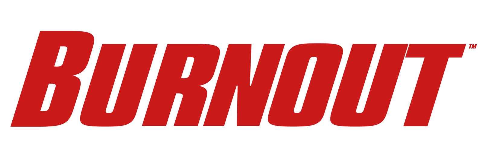 Burnout Logo, in its original red.