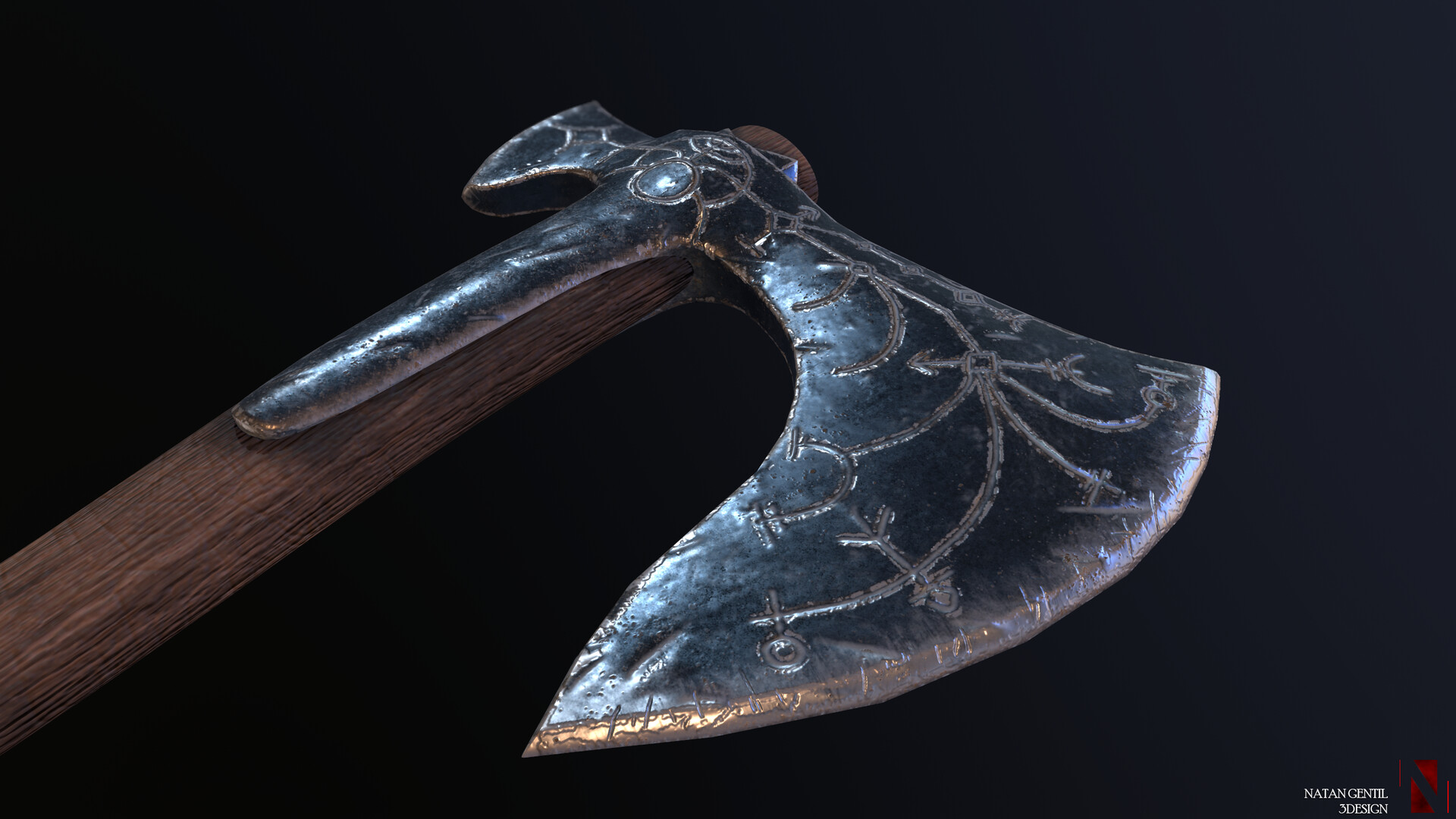 Artstation Leviathan Axe Natan Gentil