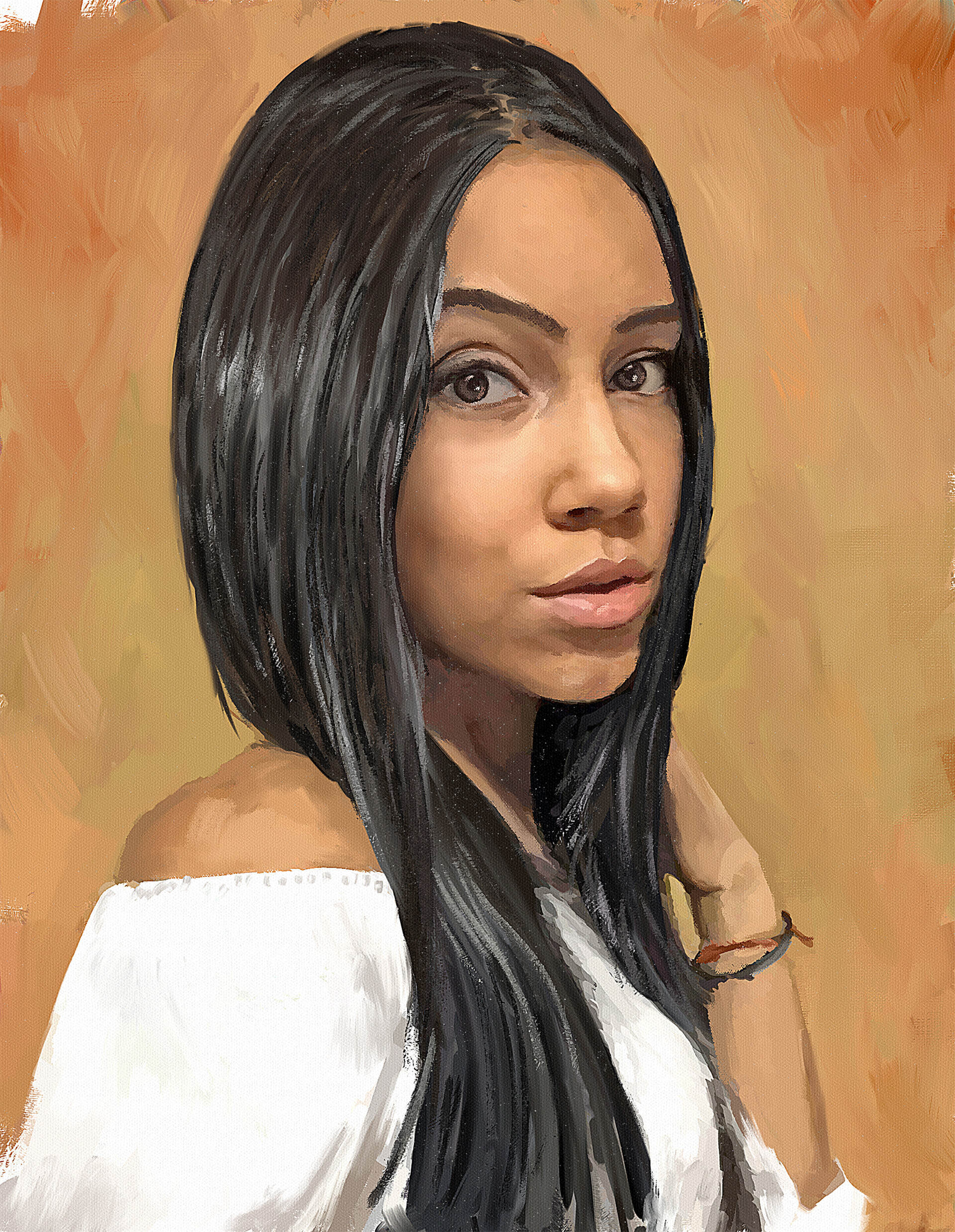 Artstation Digital Oil Painting Portrait Vencislav Hristov