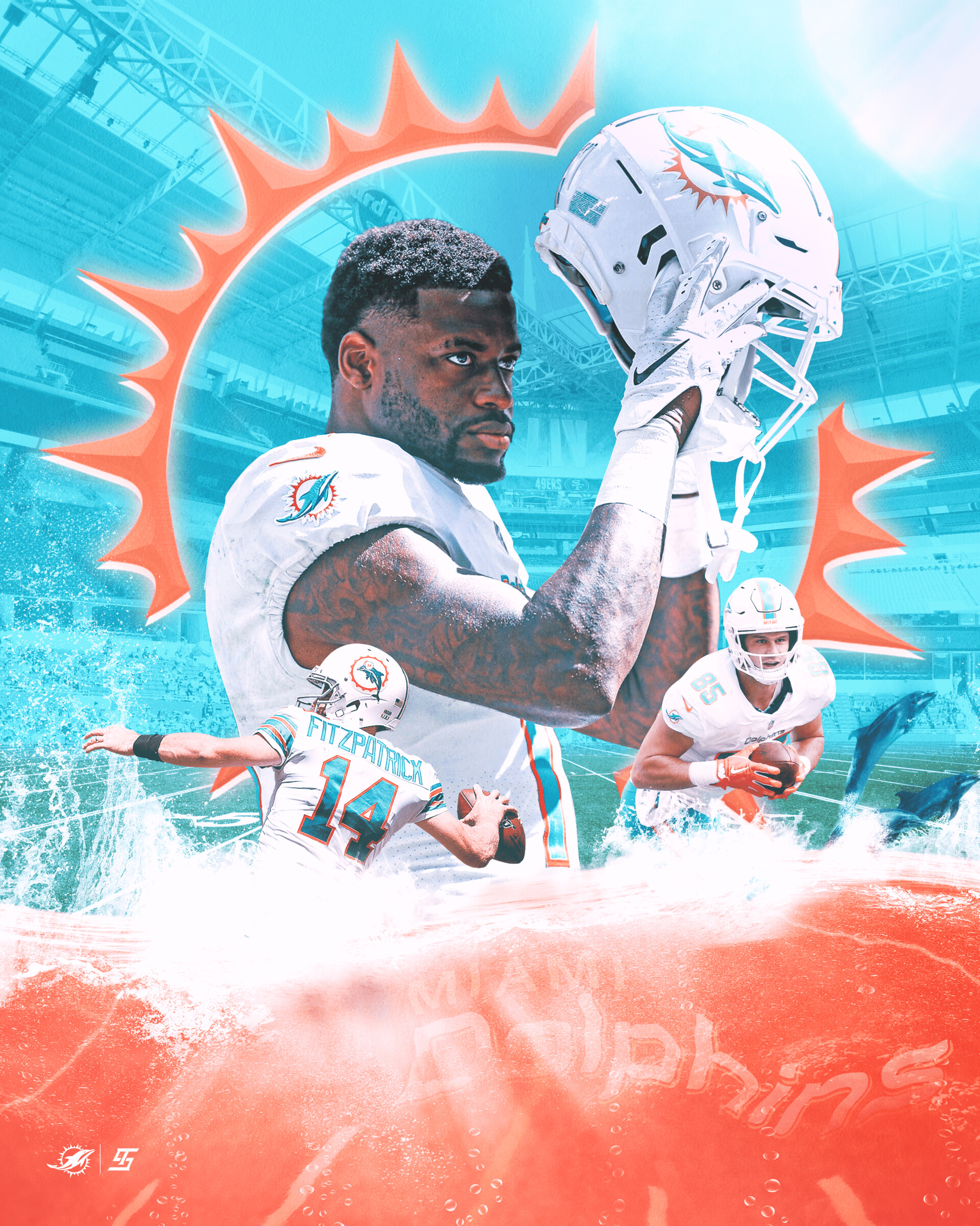 Terry Soleilhac - Miami Dolphins - Wallpaper