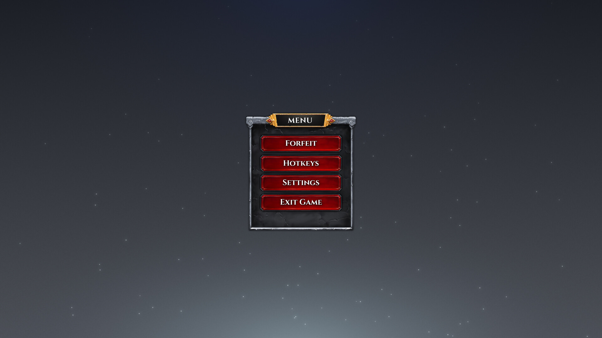 ArtStation - Game menu