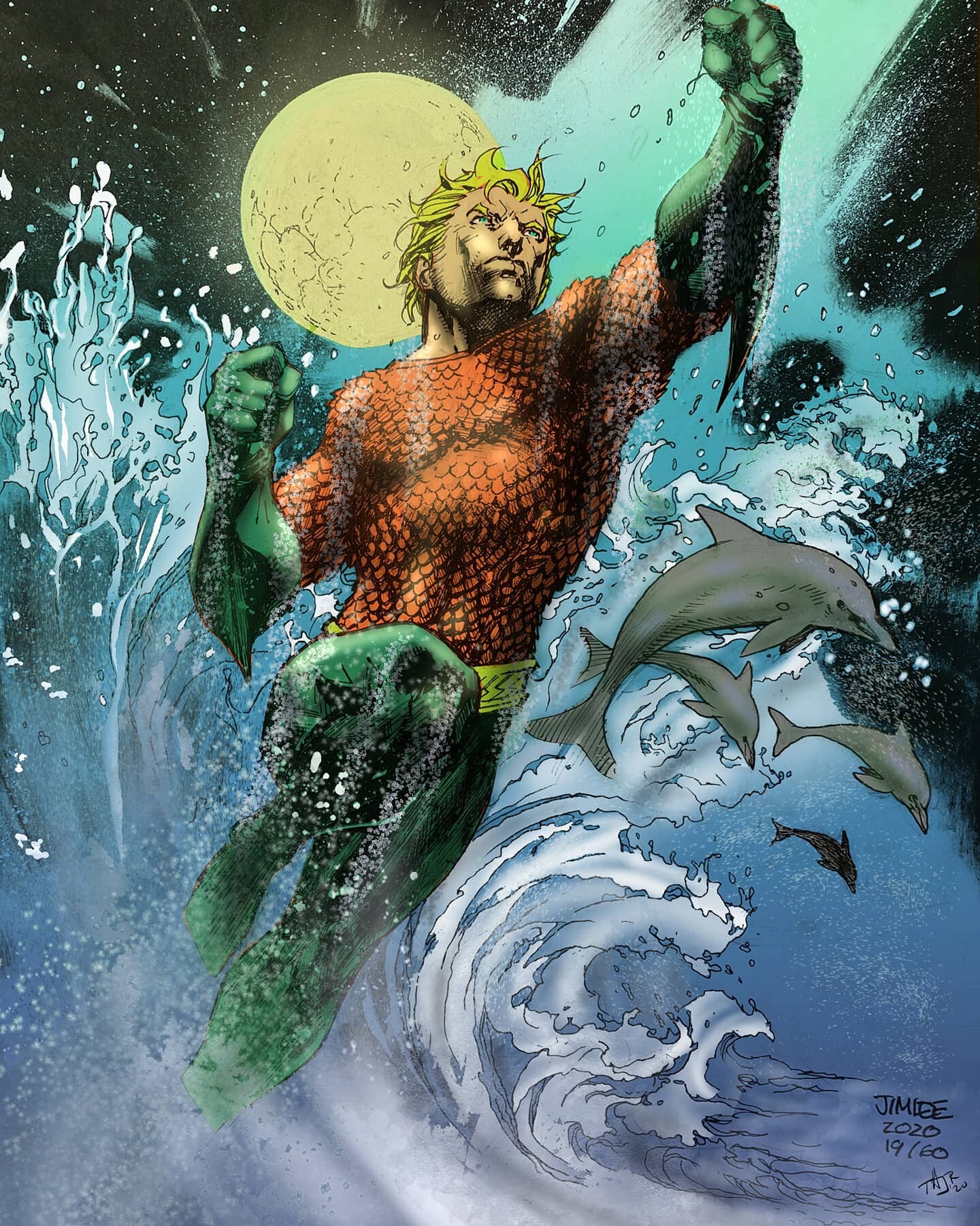 Artstation Aquaman Colors Fan Art Only